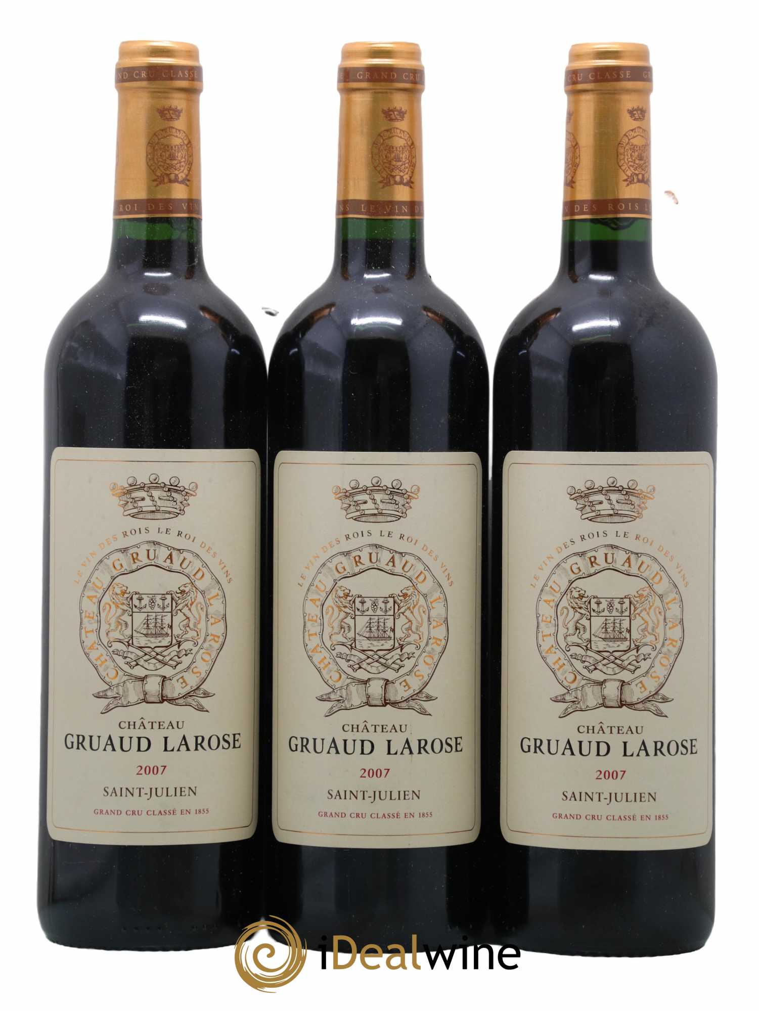 Château Gruaud Larose 2ème Grand Cru Classé 2007 - Lot de 3 bouteilles - 0