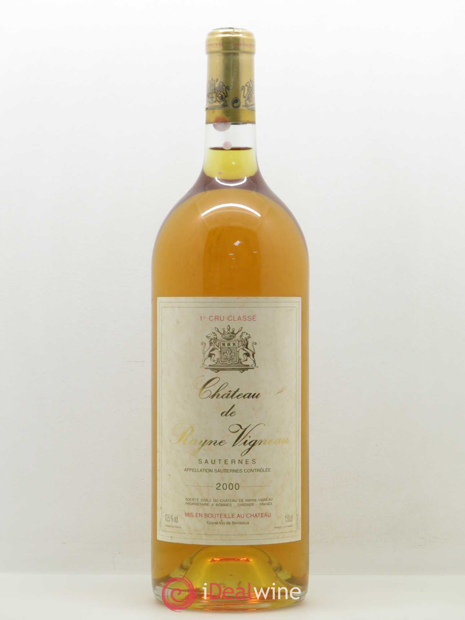 Château de Rayne Vigneau 1er Grand Cru Classé 2000 - Lotto di 1 magnum - 0