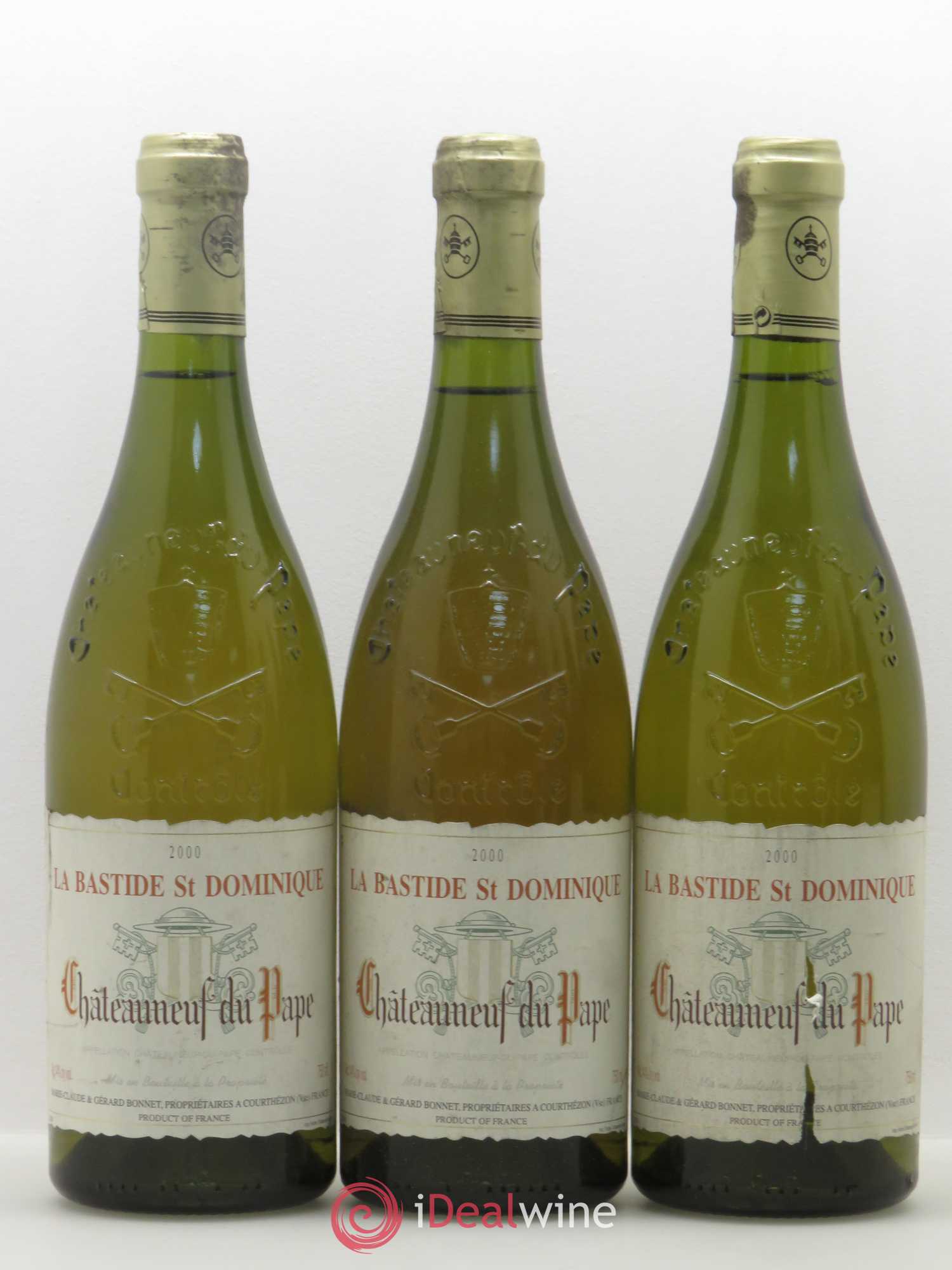 Châteauneuf-du-Pape La Bastide Saint-Dominique 2000 - Posten von 6 Flaschen - 1