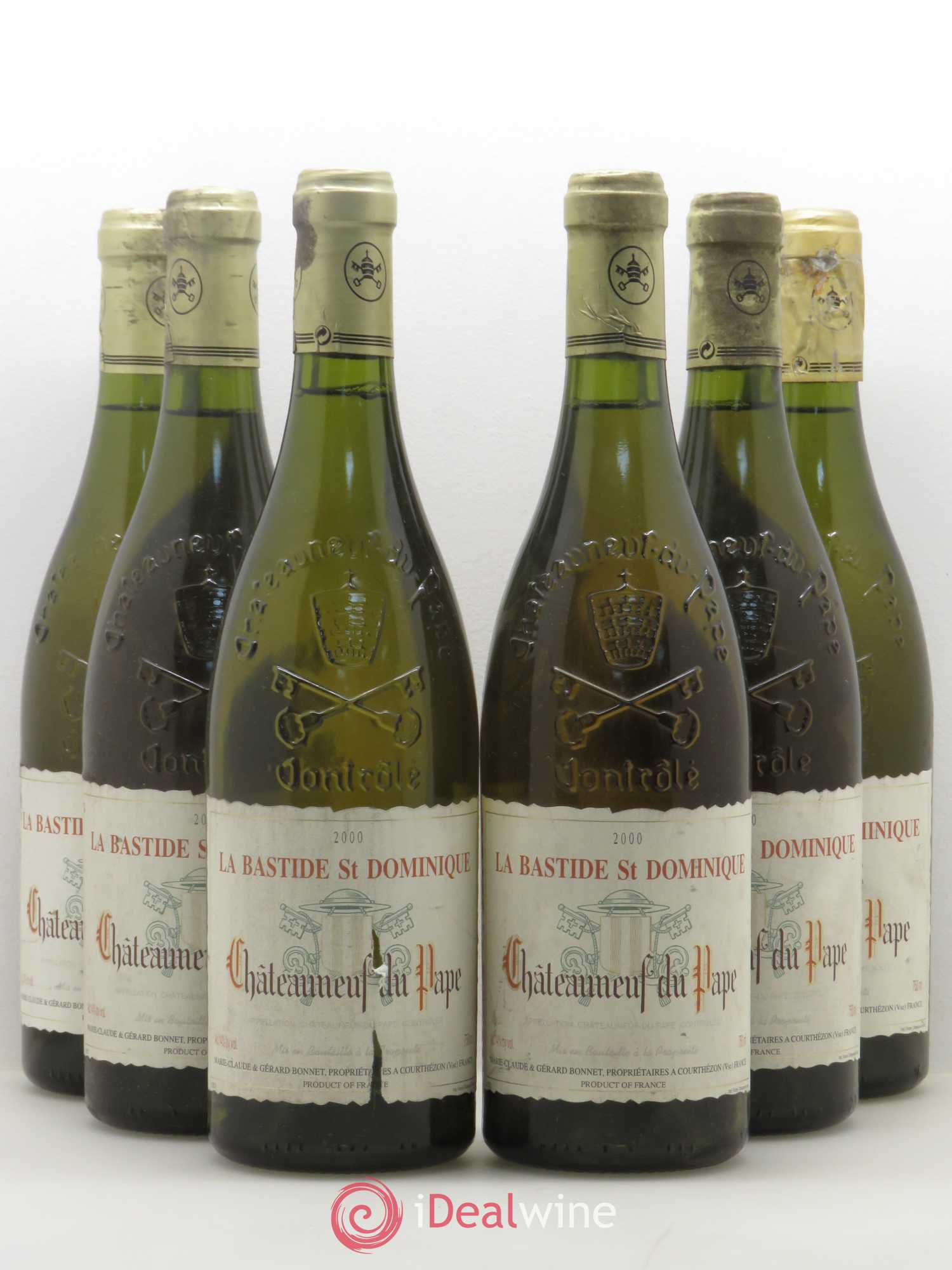 Châteauneuf-du-Pape La Bastide Saint-Dominique 2000 - Posten von 6 Flaschen - 0