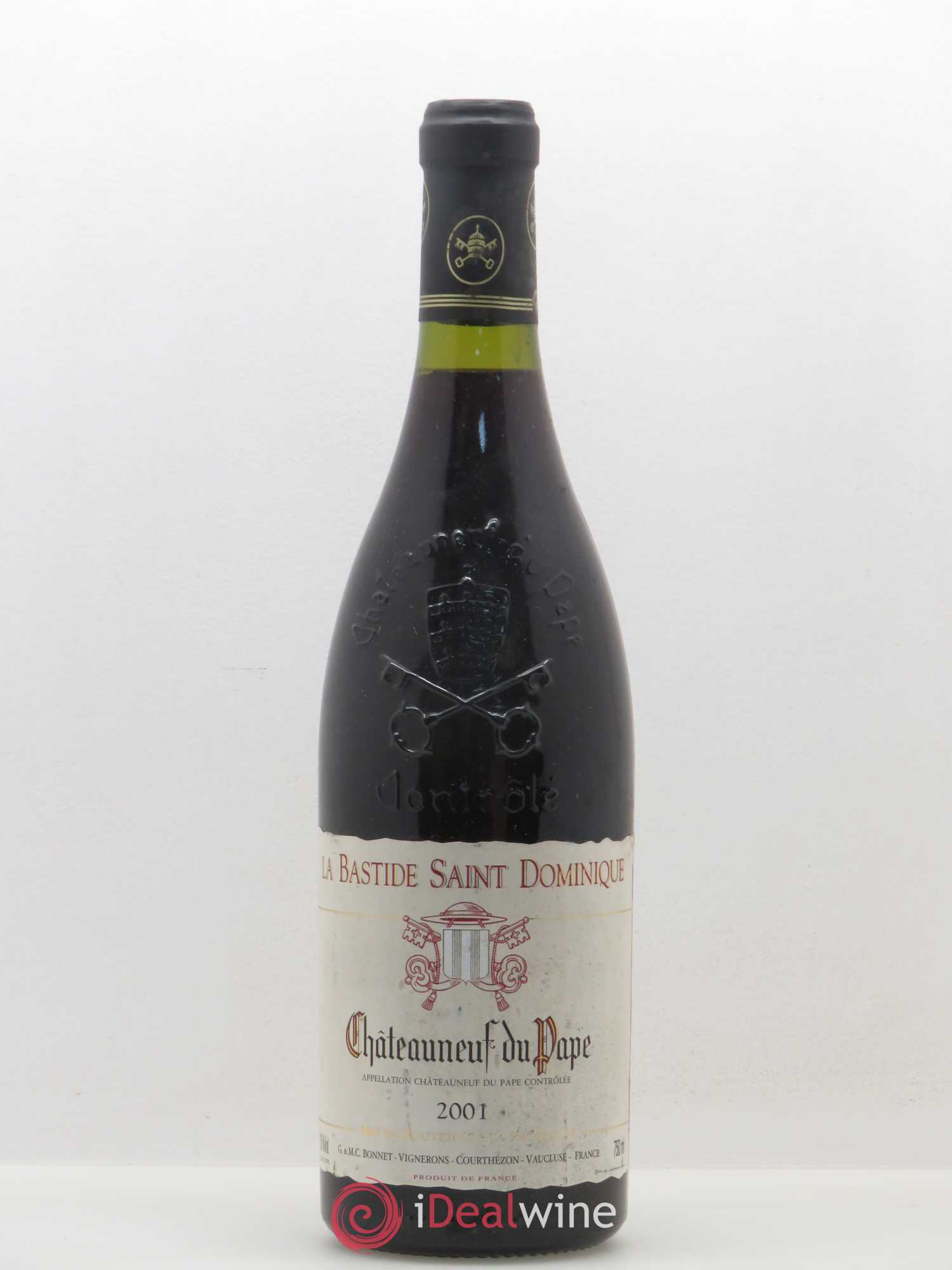 Châteauneuf-du-Pape La Bastide Saint-Dominique 2001 - Posten von 1 Flasche - 0