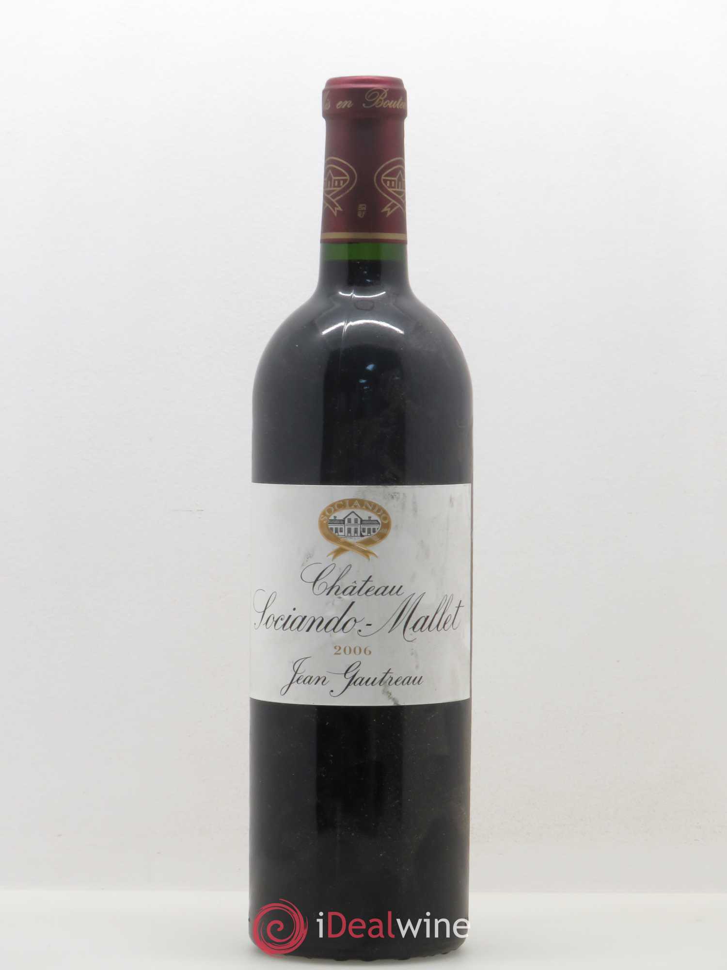 Château Sociando Mallet 2006 - Lot de 1 bouteille - 0