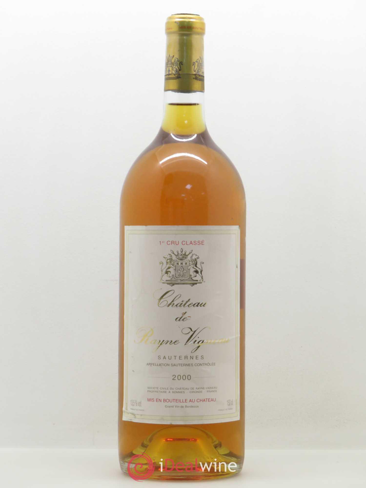 Château de Rayne Vigneau 1er Grand Cru Classé 2000 - Lotto di 1 magnum - 0