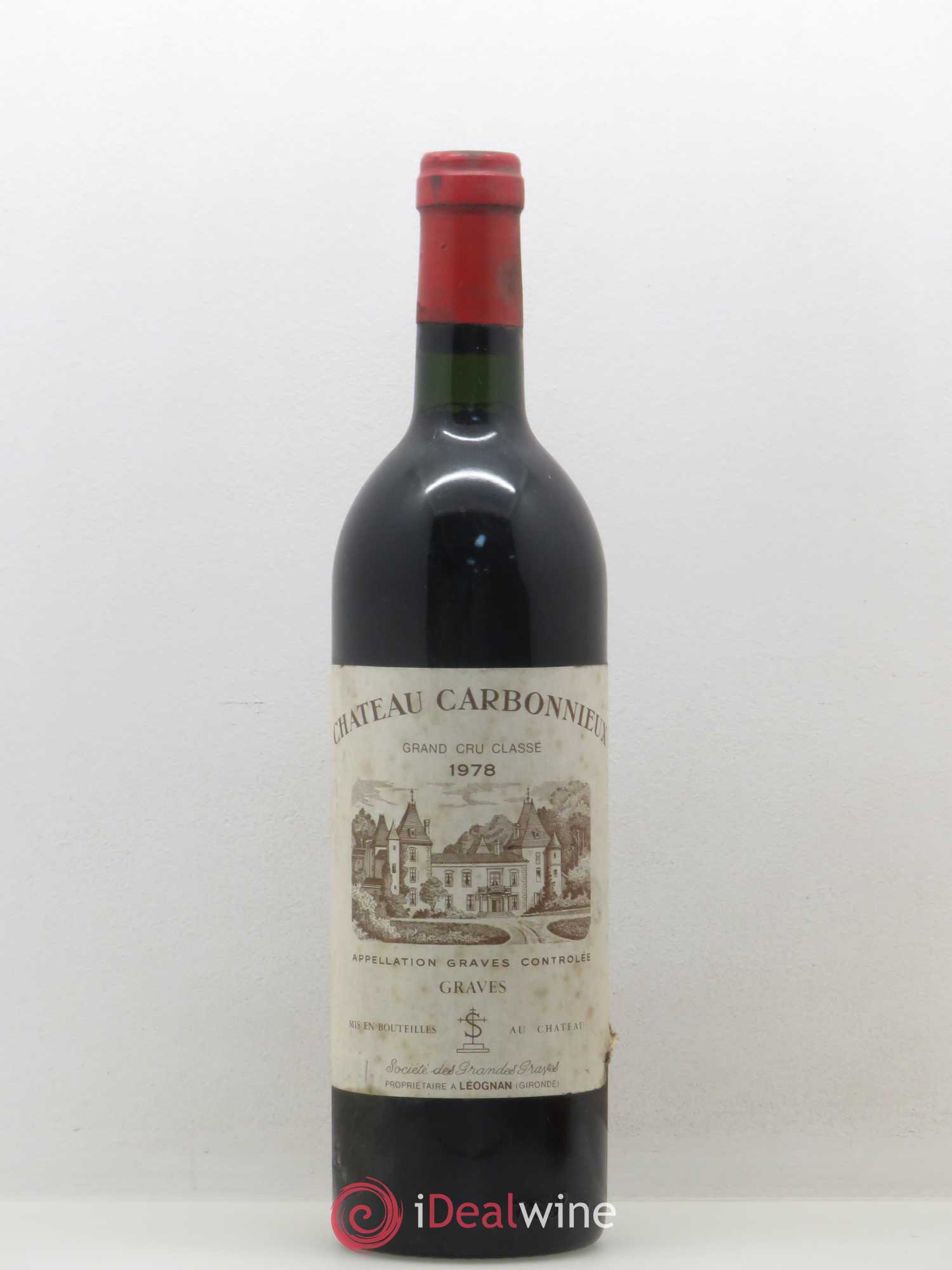 Château Carbonnieux Cru Classé de Graves 1978 - Lot de 1 bouteille - 0