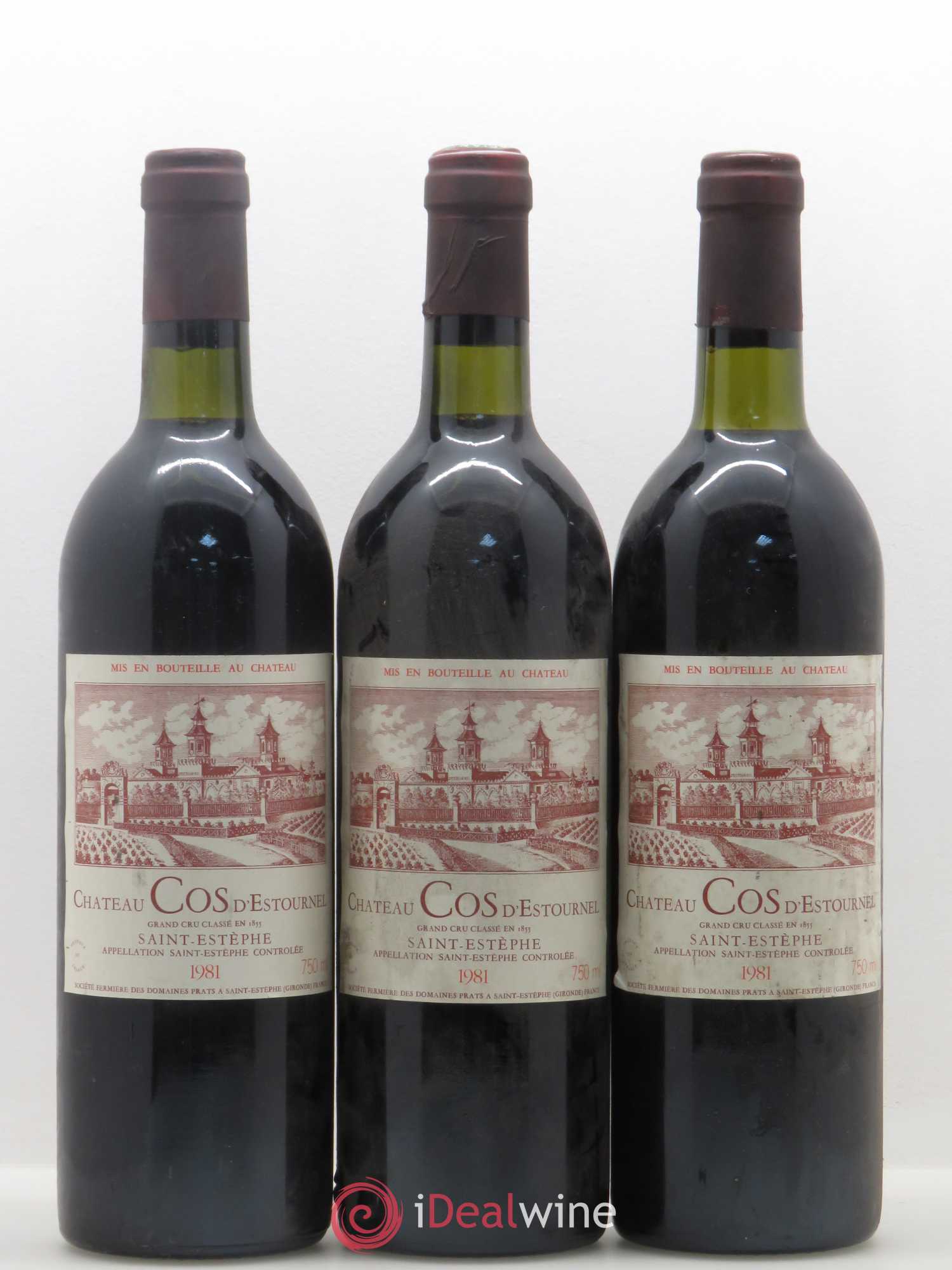 Cos d'Estournel 2ème Grand Cru Classé 1981 - Lot de 5 bouteilles - 1