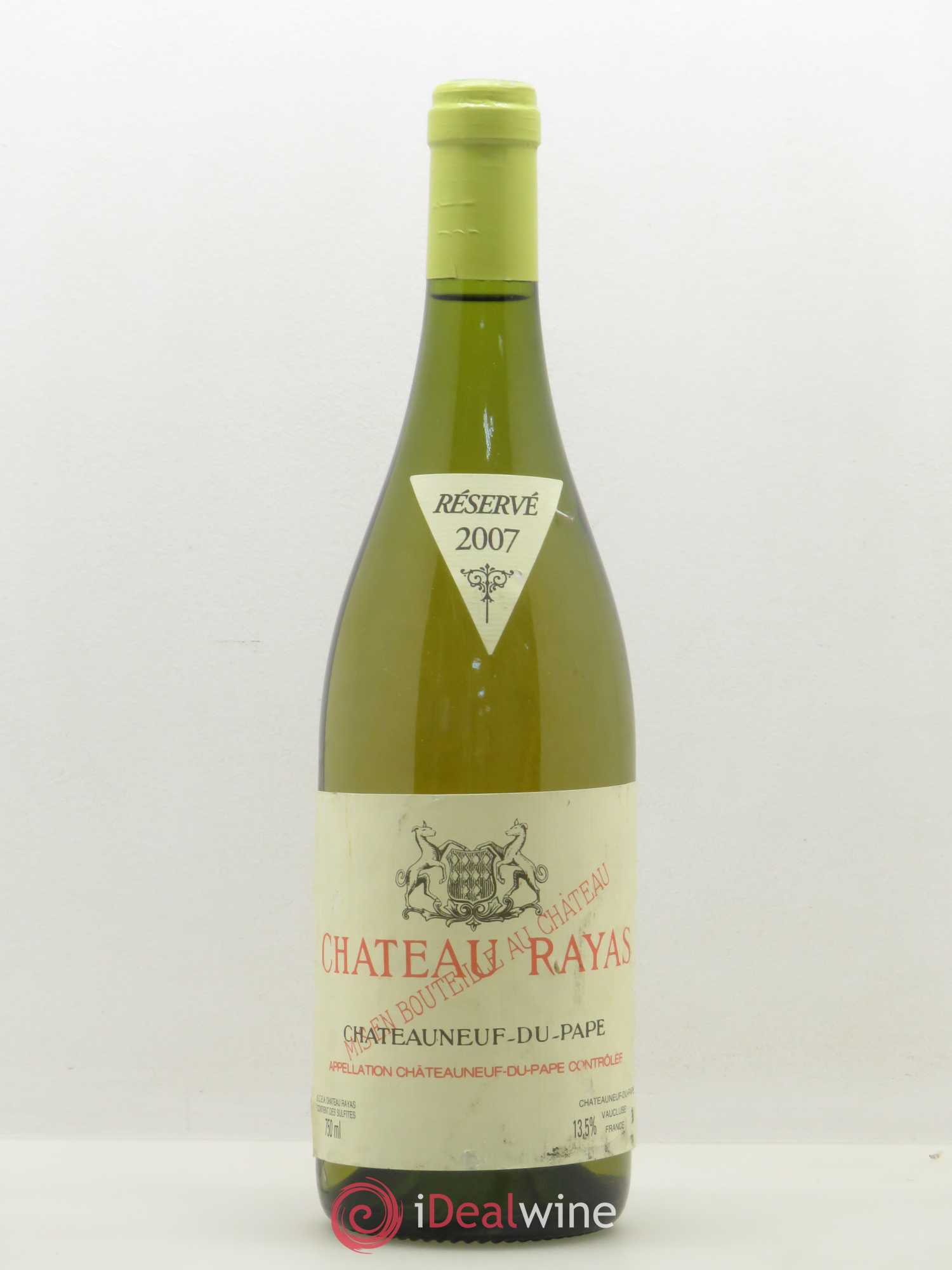 Châteauneuf-du-Pape Château Rayas Emmanuel Reynaud 2007 - Lot de 1 bouteille - 0