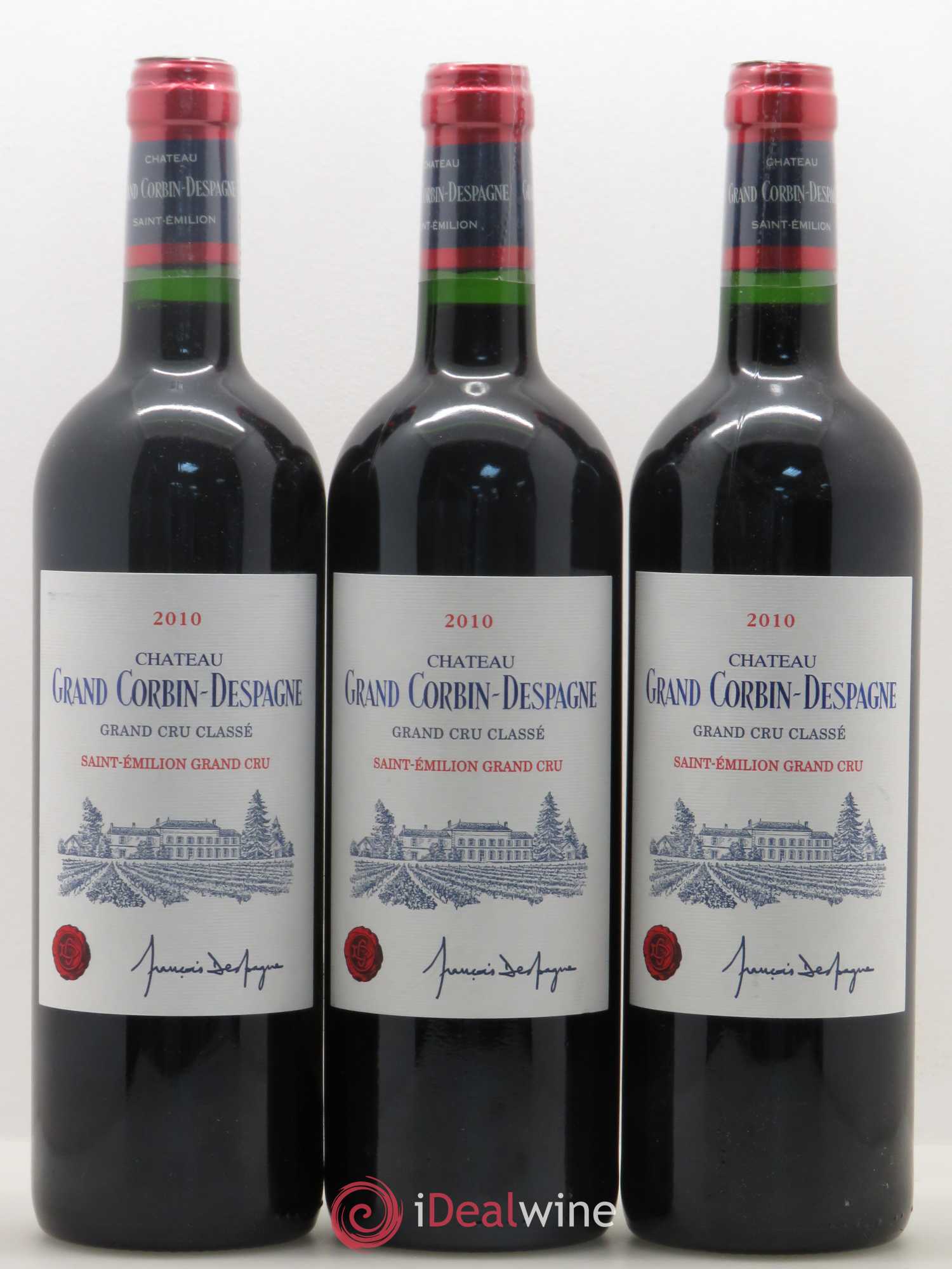 Château Grand Corbin Despagne Grand Cru Classé 2010 - Lot de 6 bouteilles - 2