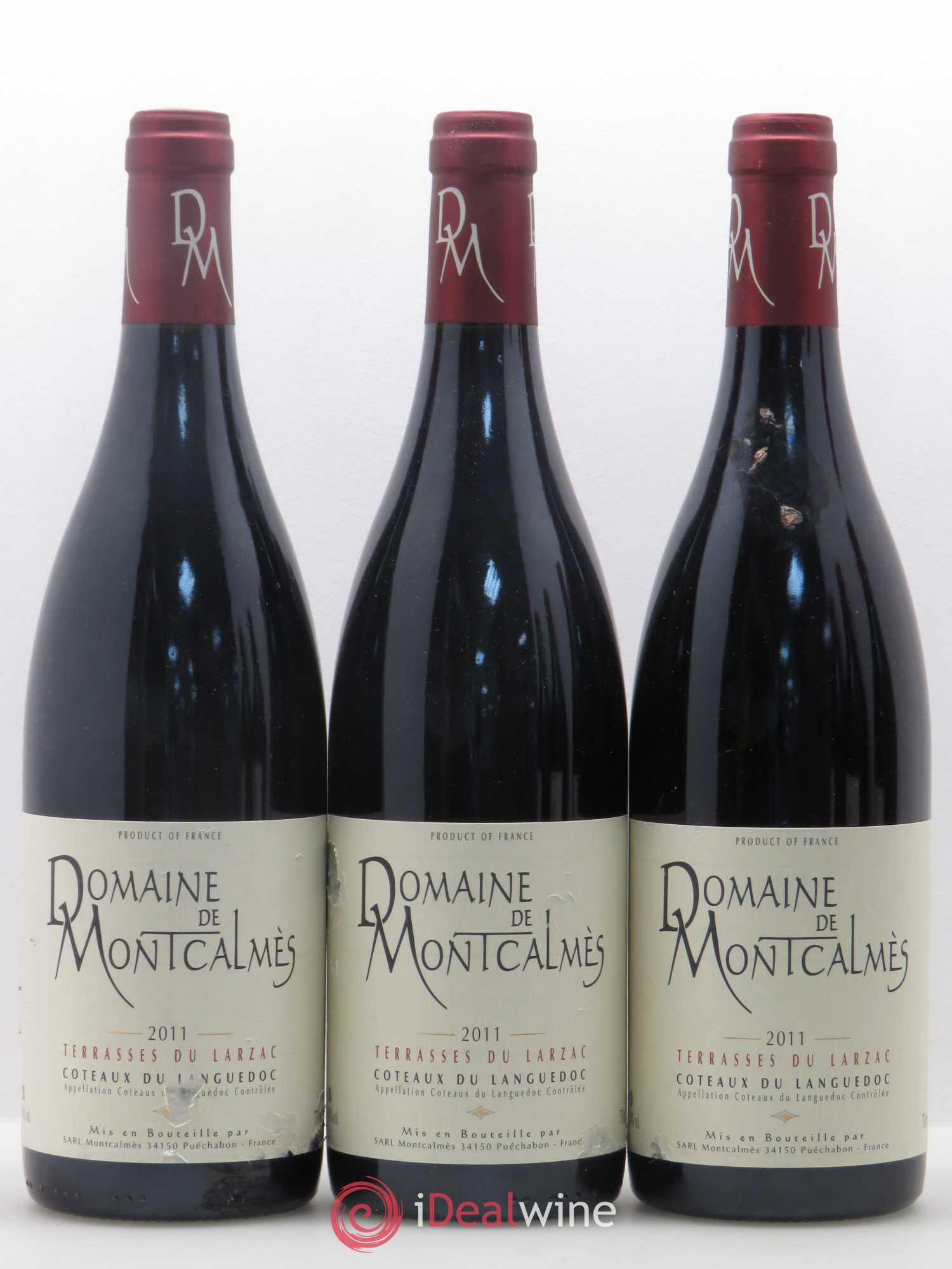 Terrasses du Larzac Domaine de Montcalmès Frédéric Pourtalié 2011 - Lot de 6 bouteilles - 1