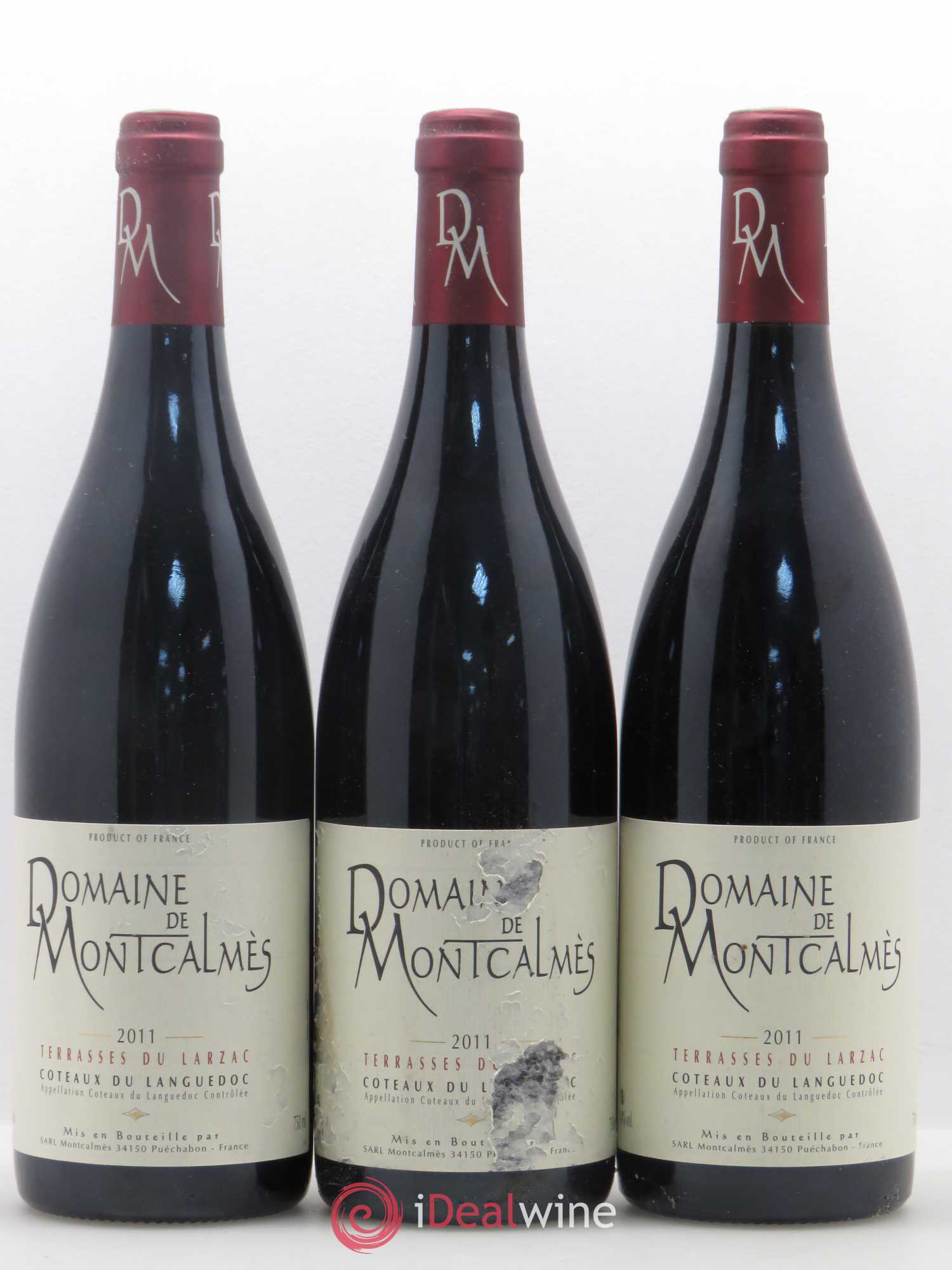 Terrasses du Larzac Domaine de Montcalmès Frédéric Pourtalié 2011 - Lot de 6 bouteilles - 2