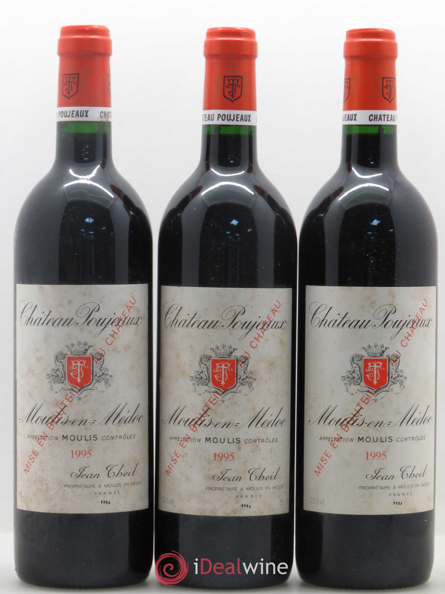 Château Poujeaux 1995 - Lot de 6 bouteilles - 2