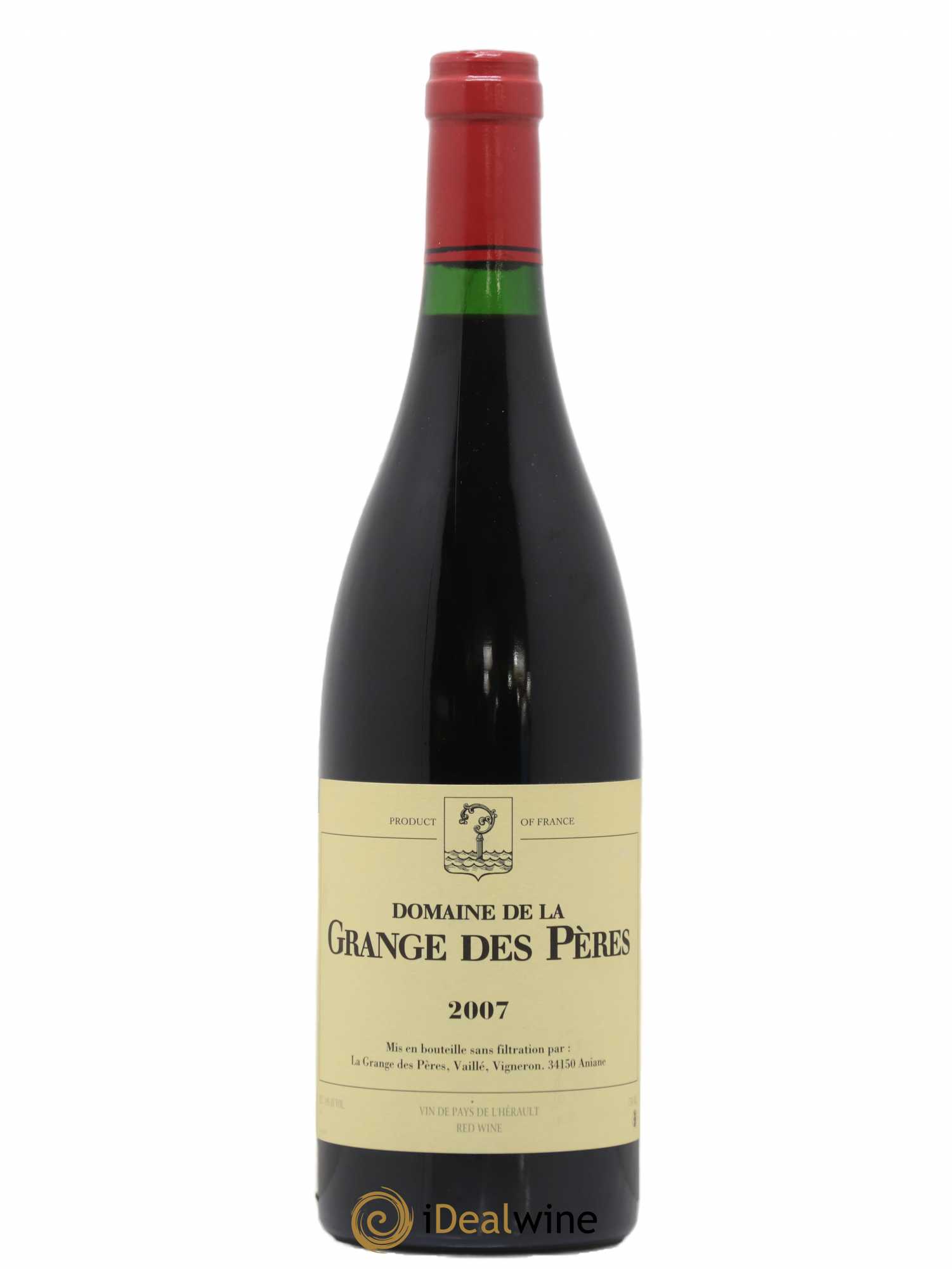 Pays d'Hérault Grange des Pères Laurent Vaillé 2007 - Lot de 1 bouteille - 0