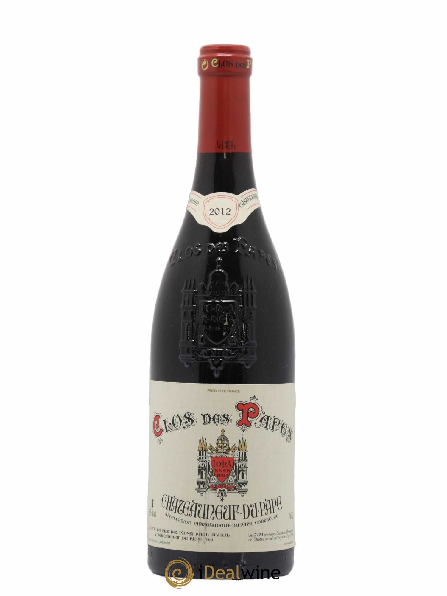 Châteauneuf-du-Pape Clos des Papes - Paul Avril 2012 - Lot de 1 bouteille - 0