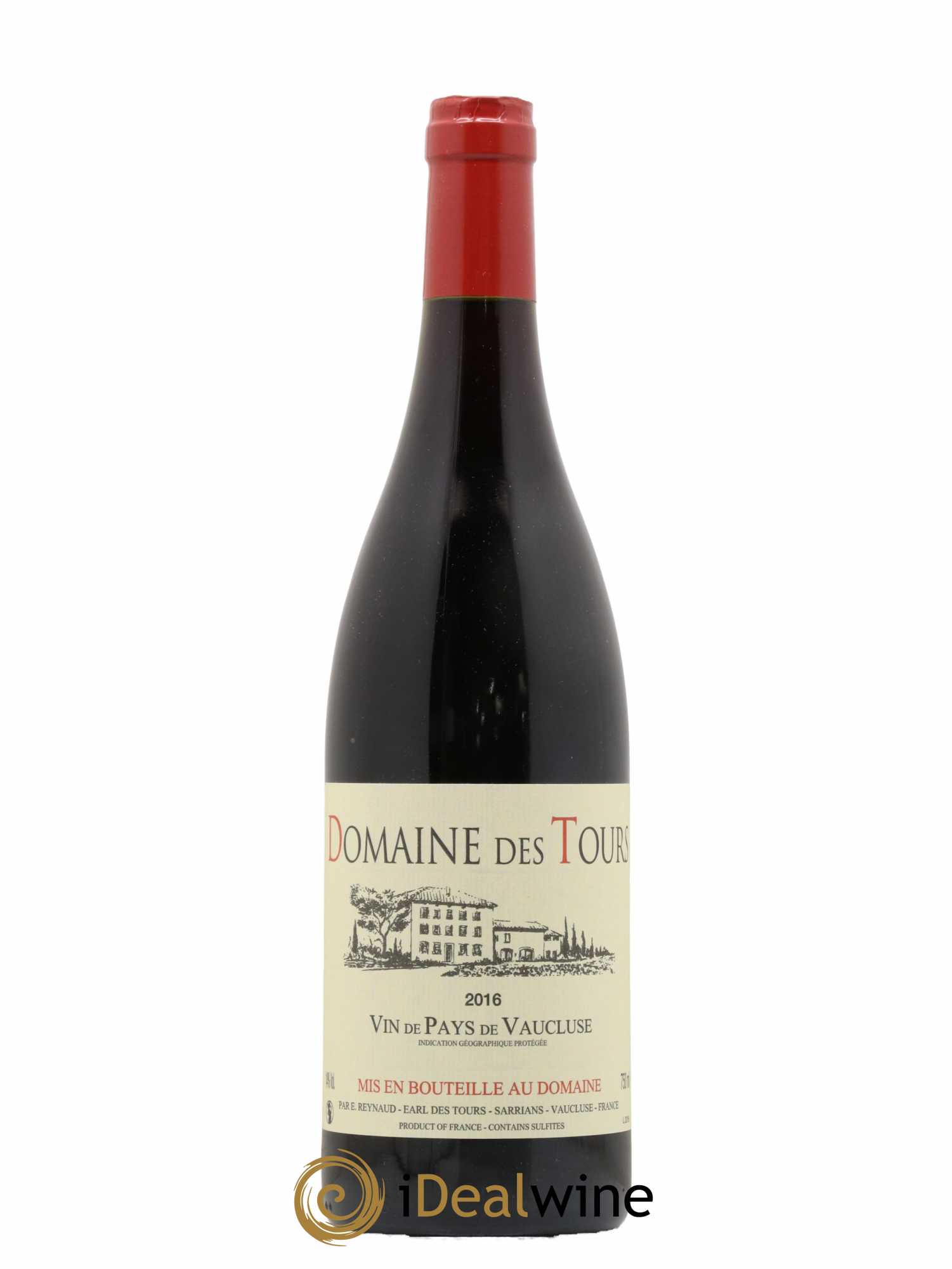 Vaucluse (Vin de Pays de Vaucluse) Domaine des Tours Emmanuel Reynaud 2016 - Lot de 1 bouteille - 0