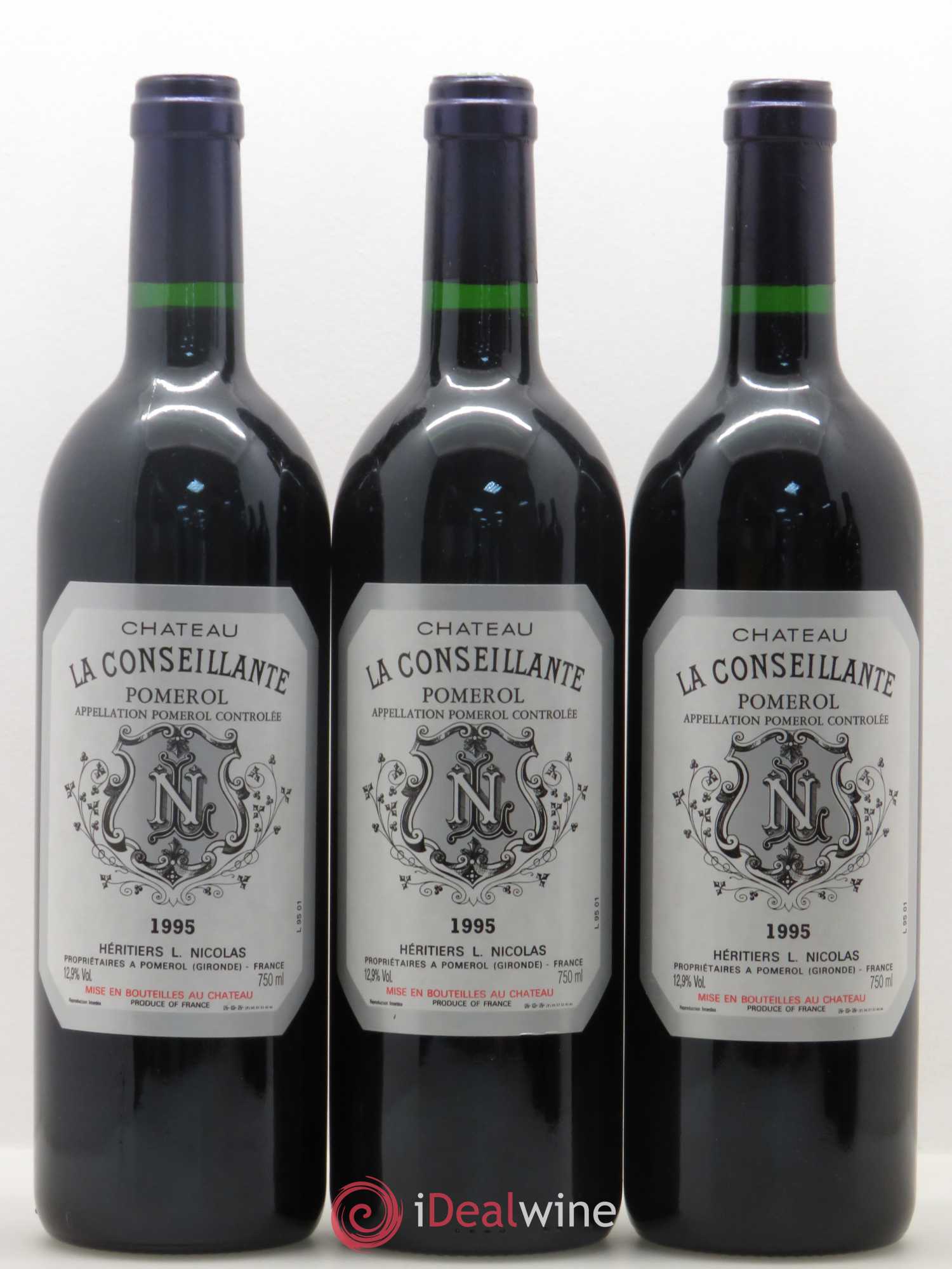 Château la Conseillante 1995 - Lot de 5 bouteilles - 1