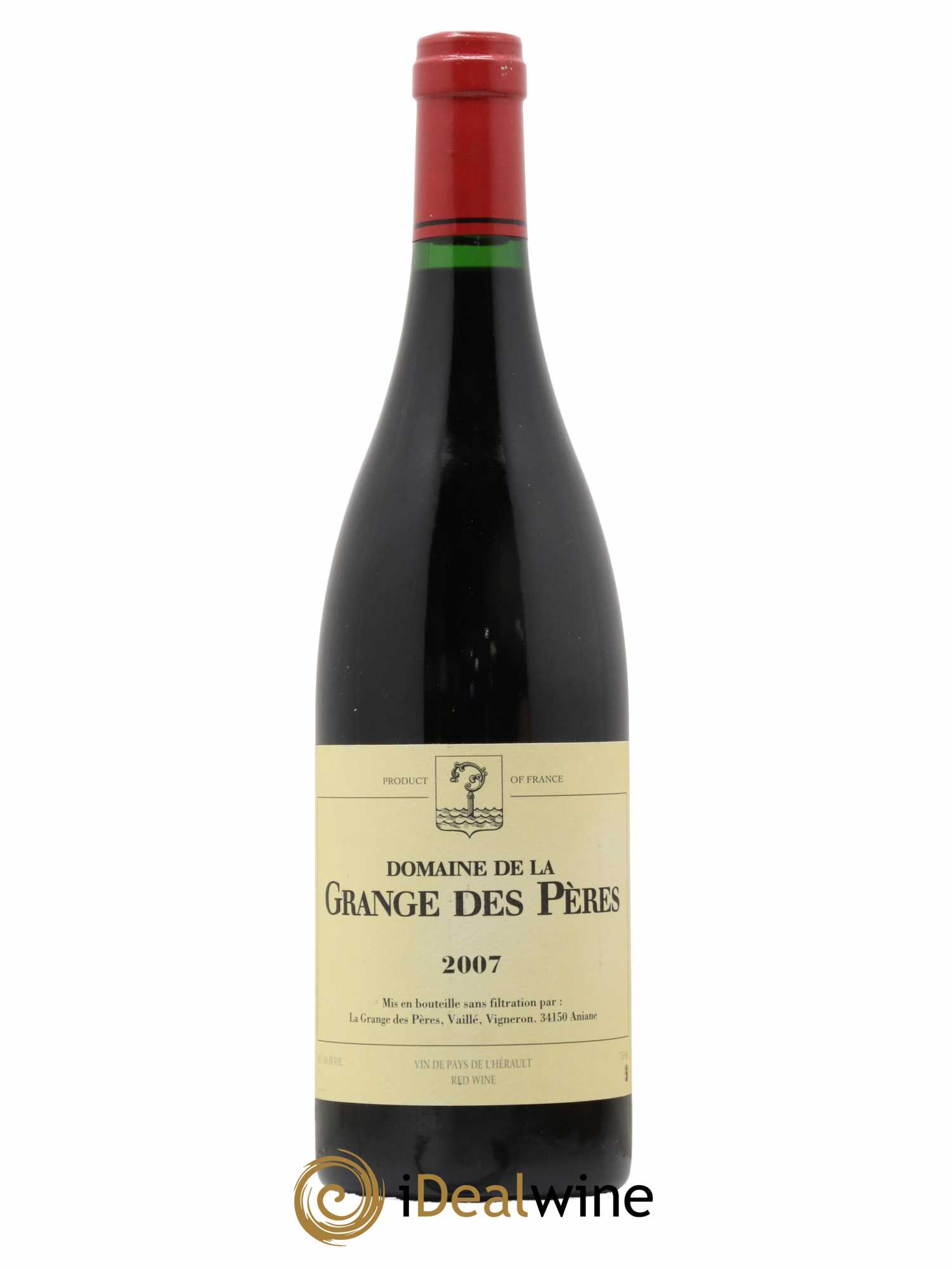 Pays d'Hérault Grange des Pères Laurent Vaillé 2007 - Lot de 1 bouteille - 0