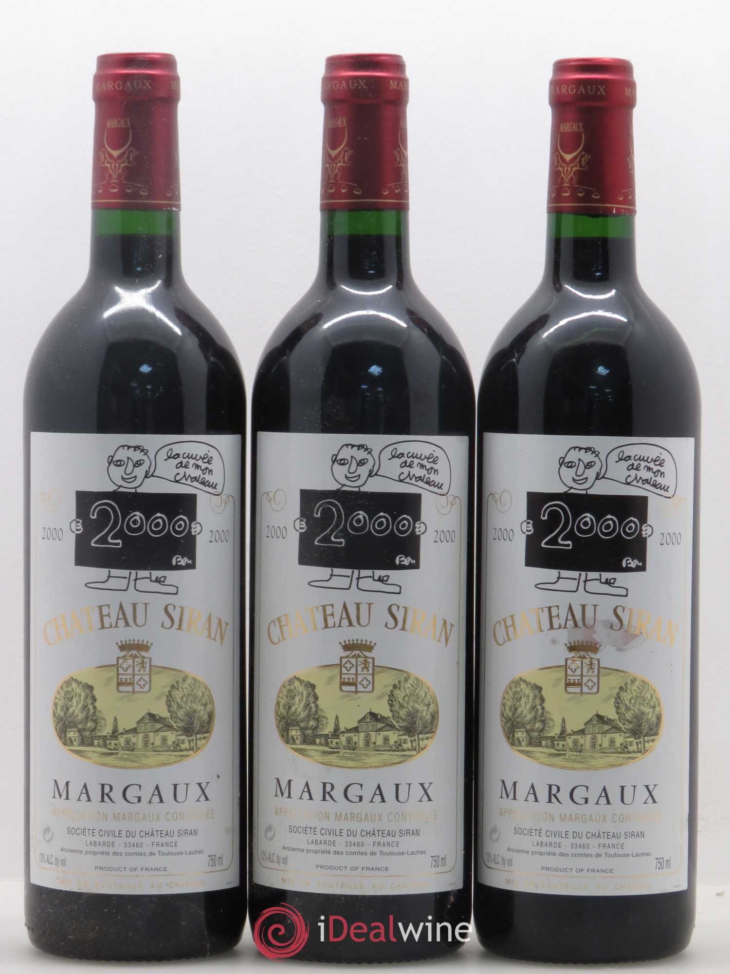 Château Siran 2000 - Lot de 6 bouteilles - 2