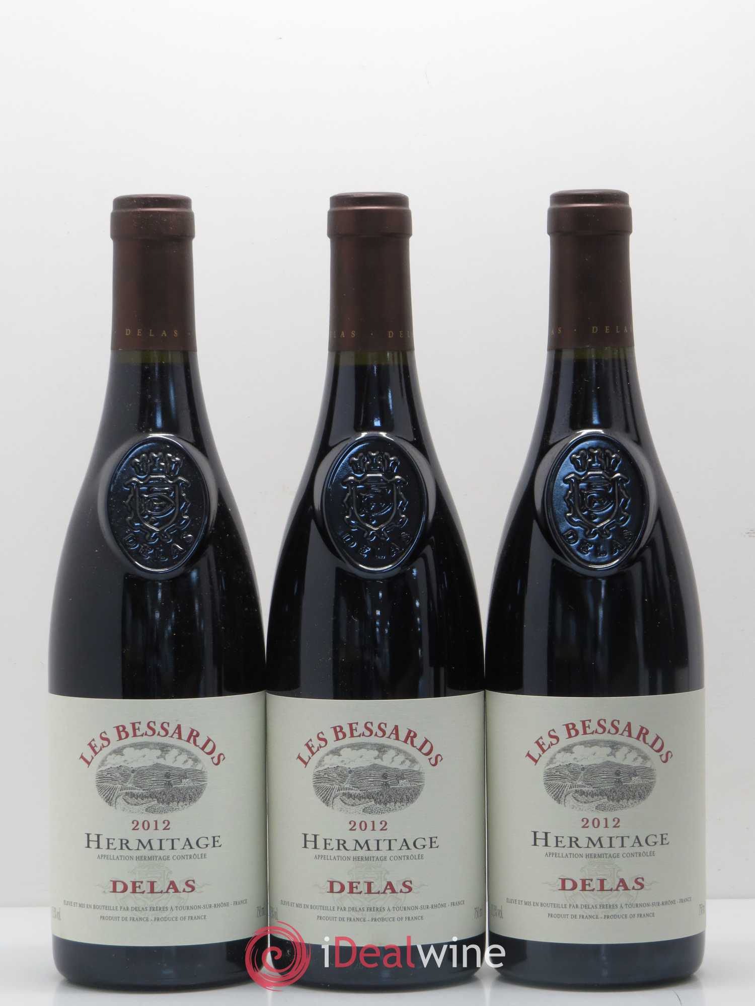 Hermitage Les Bessards Delas Frères 2012 - Lot de 6 bouteilles - 1