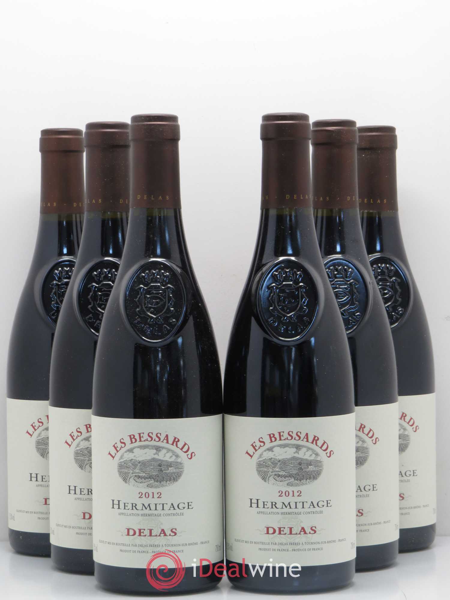 Hermitage Les Bessards Delas Frères 2012 - Lot de 6 bouteilles - 0