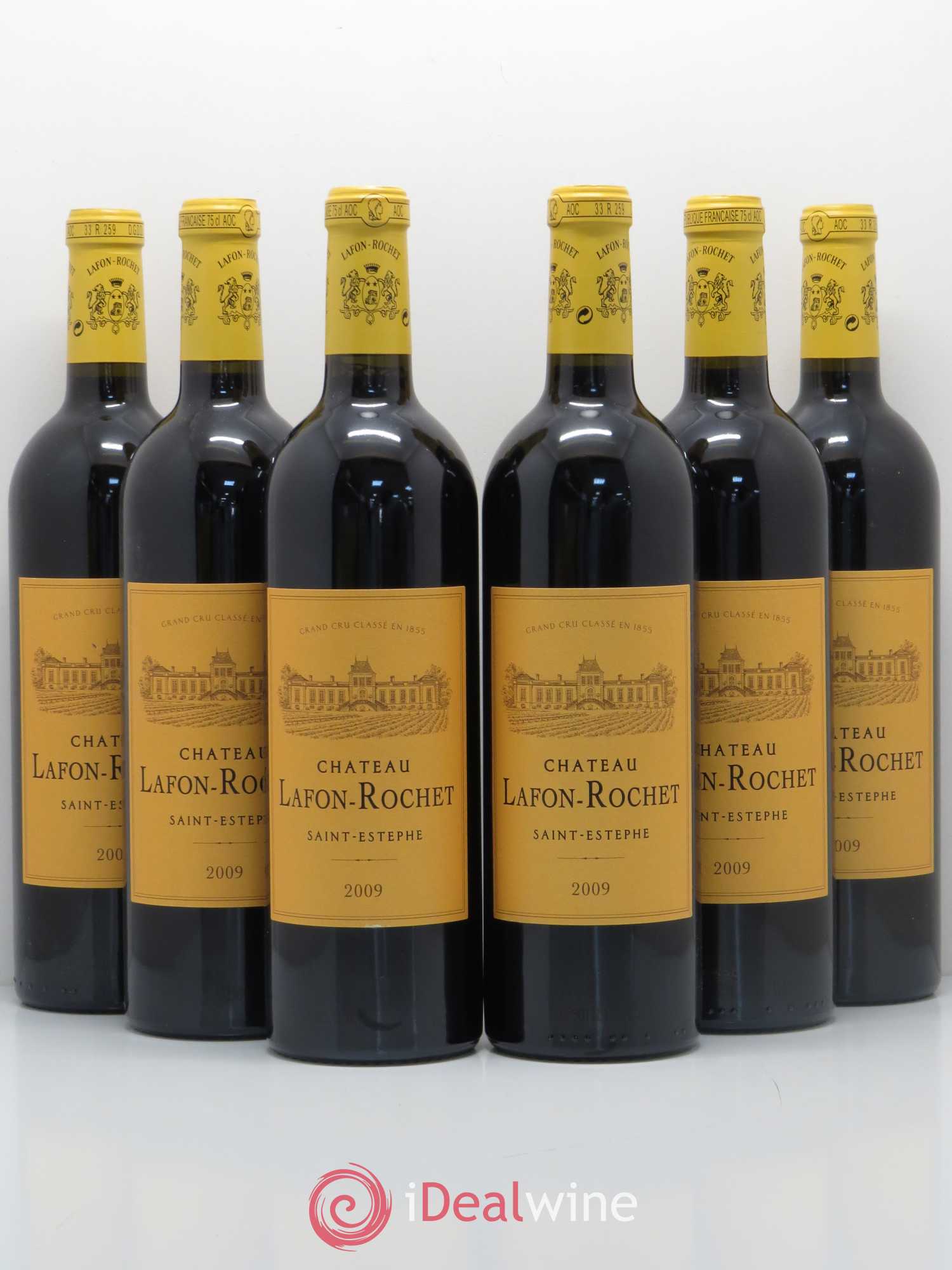 Château Lafon Rochet 4ème Grand Cru Classé 2009 - Lot de 6 bouteilles - 0