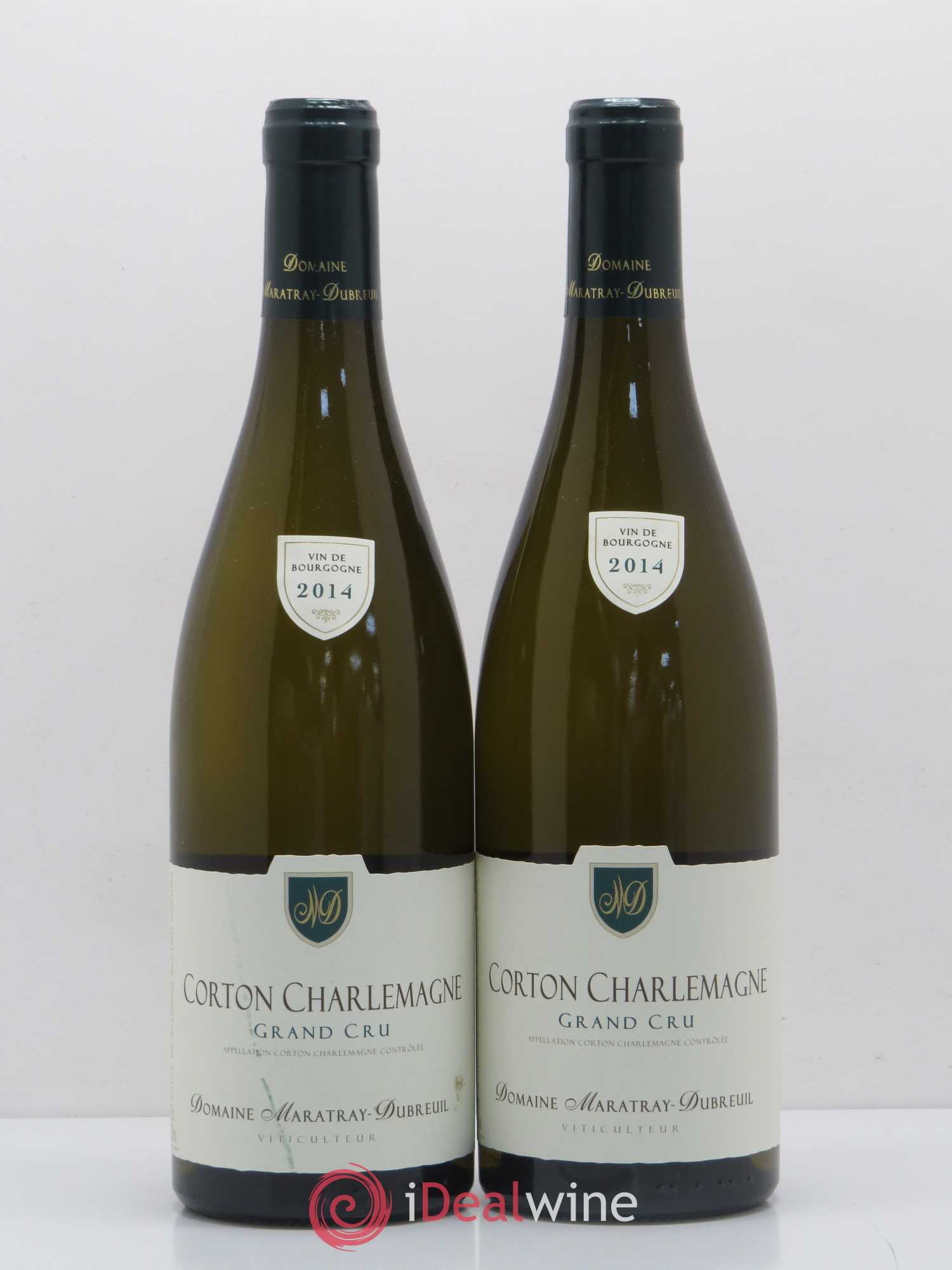 Corton-Charlemagne Grand Cru Domaine Maratray-Dubreuil 2014 - Lotto di 2 bottiglie - 0