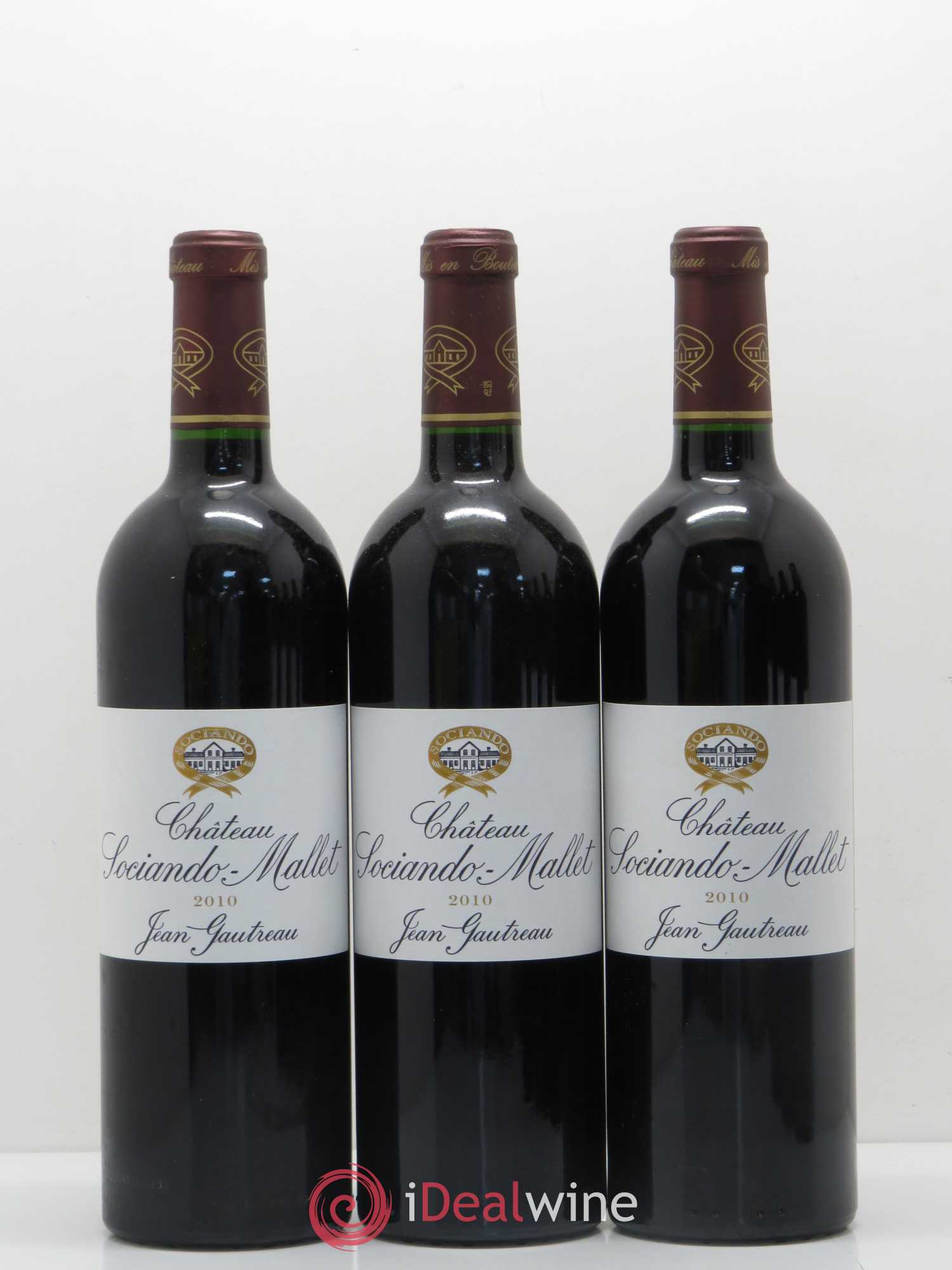 Château Sociando Mallet 2010 - Lot de 6 bouteilles - 1