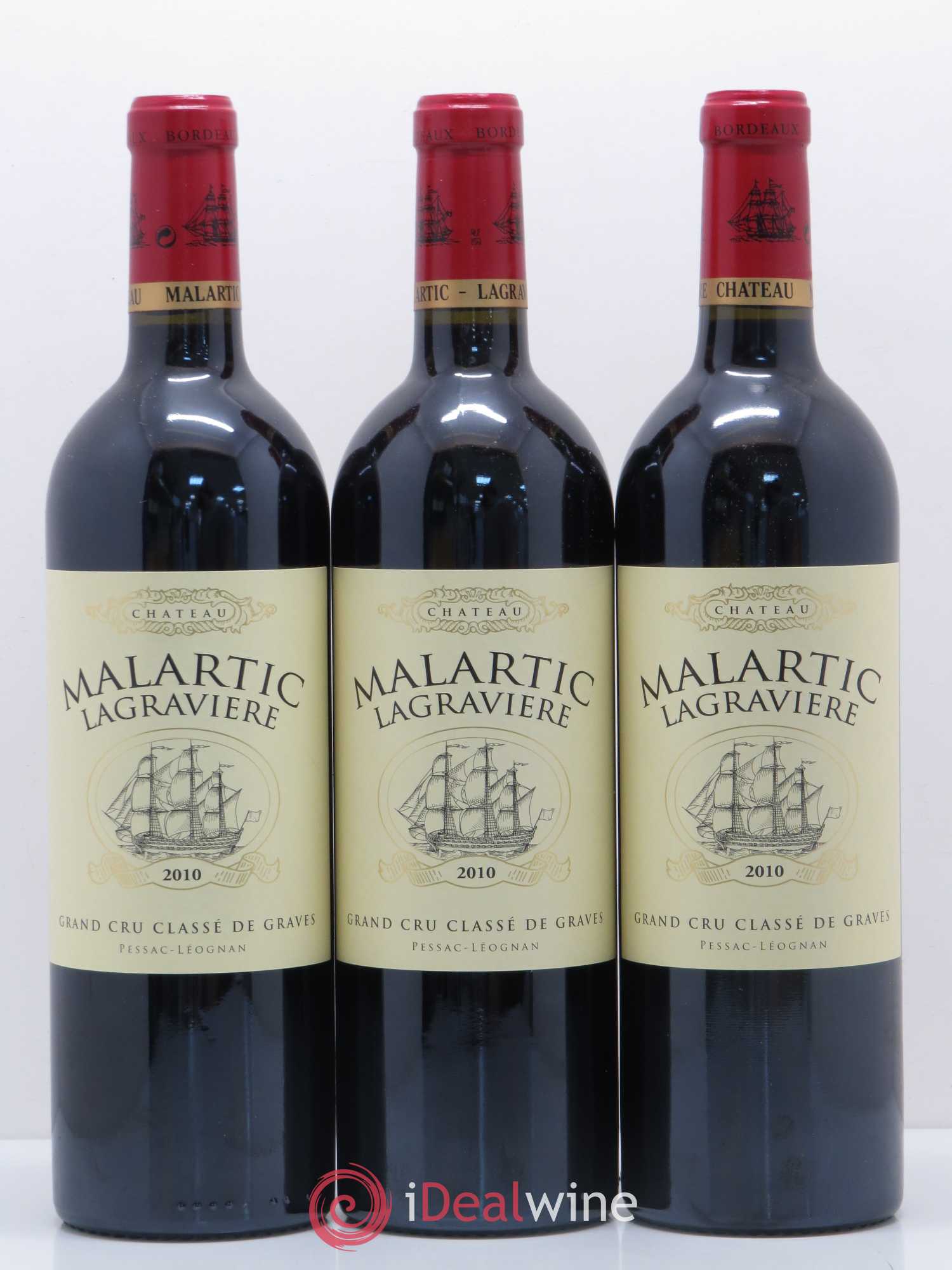 Château Malartic-Lagravière Cru Classé de Graves 2010 - Lot de 6 bouteilles - 1