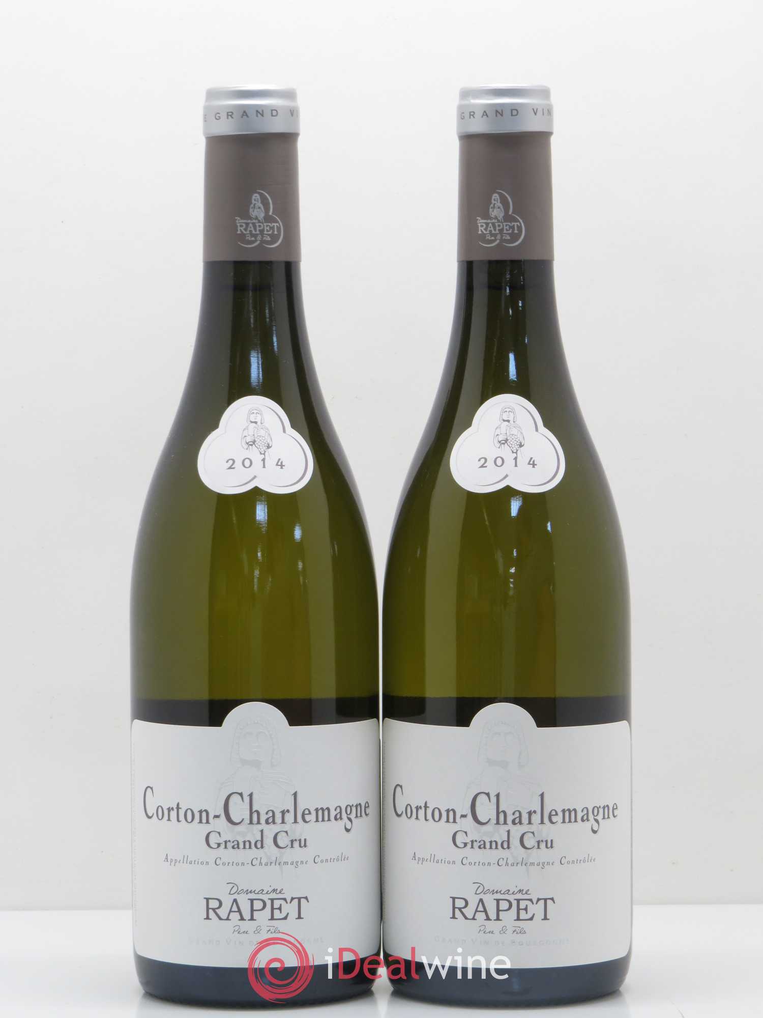 Corton-Charlemagne Grand Cru Rapet Père & Fils 2014 - Lot de 2 bouteilles - 0