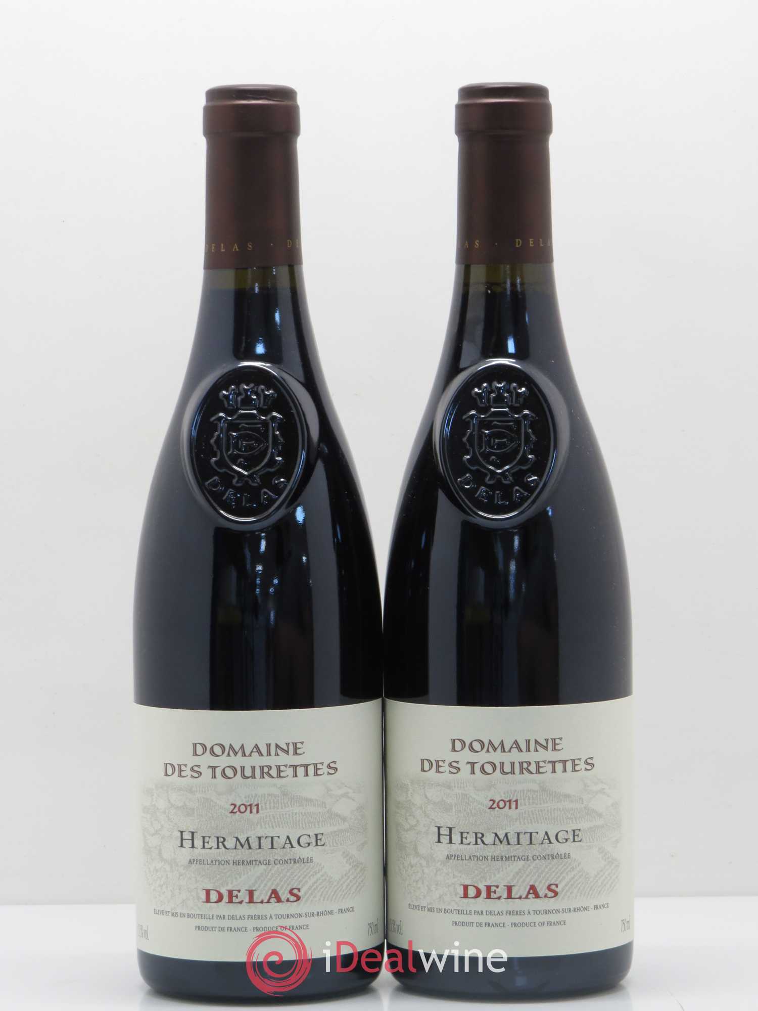 Hermitage Marquise de la Tourette Delas Frères 2011 - Lot de 2 bouteilles - 0