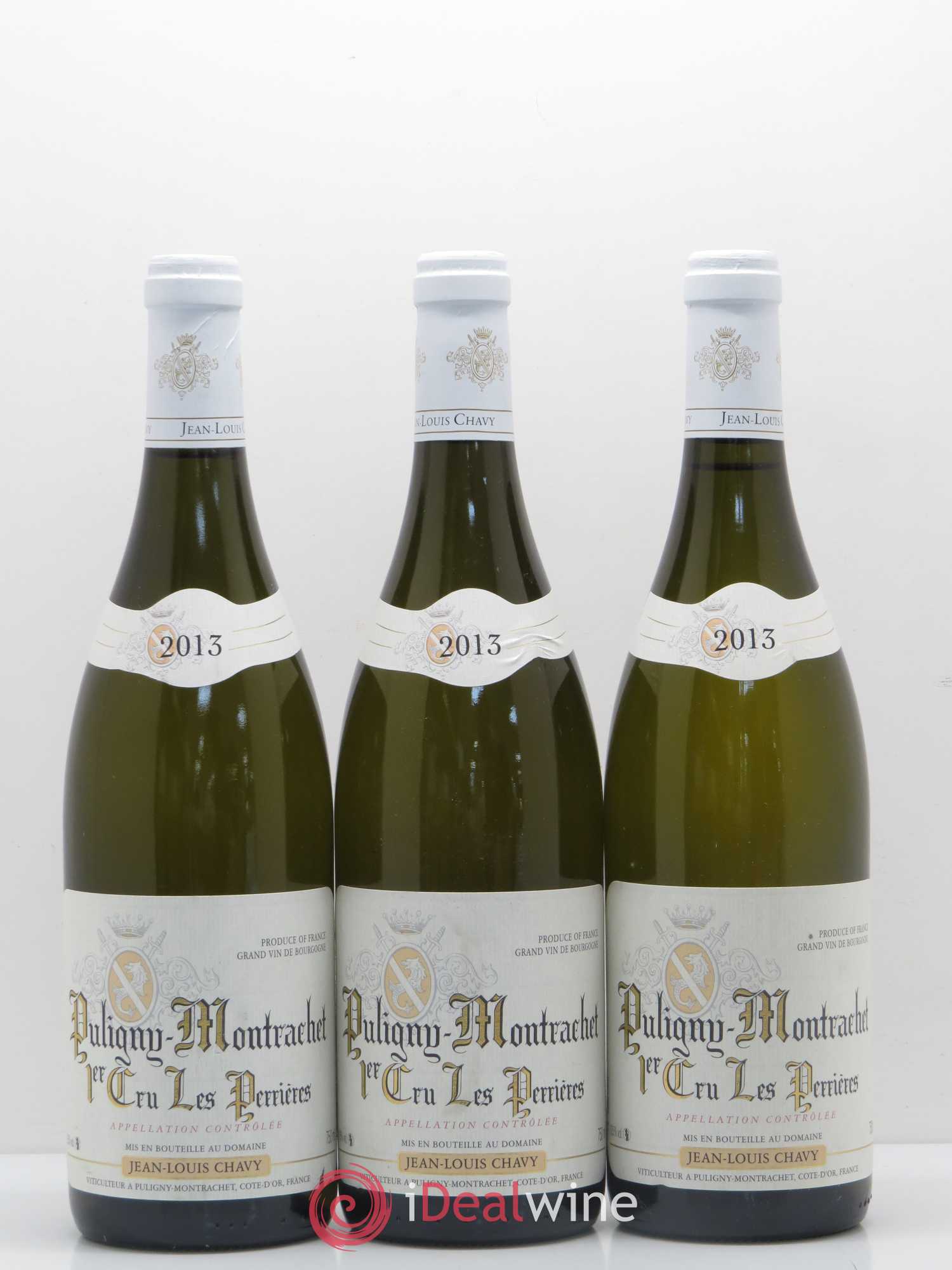 Puligny-Montrachet 1er Cru Les Perrières Jean-Louis Chavy 2013 - Posten von 3 Flaschen - 0