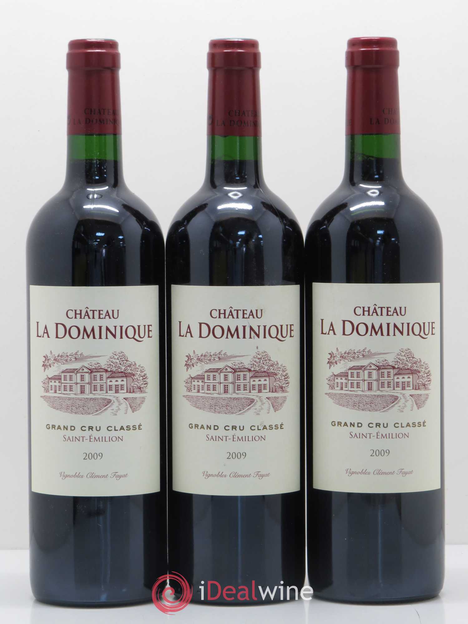 Château la Dominique Grand Cru Classé 2009 - Lot de 6 bouteilles - 1
