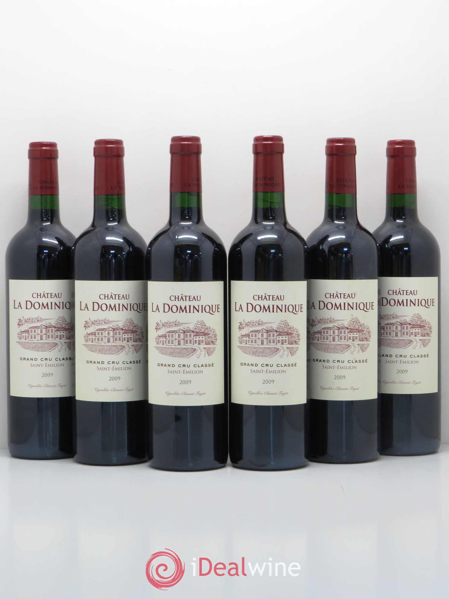 Château la Dominique Grand Cru Classé 2009 - Lot de 6 bouteilles - 0