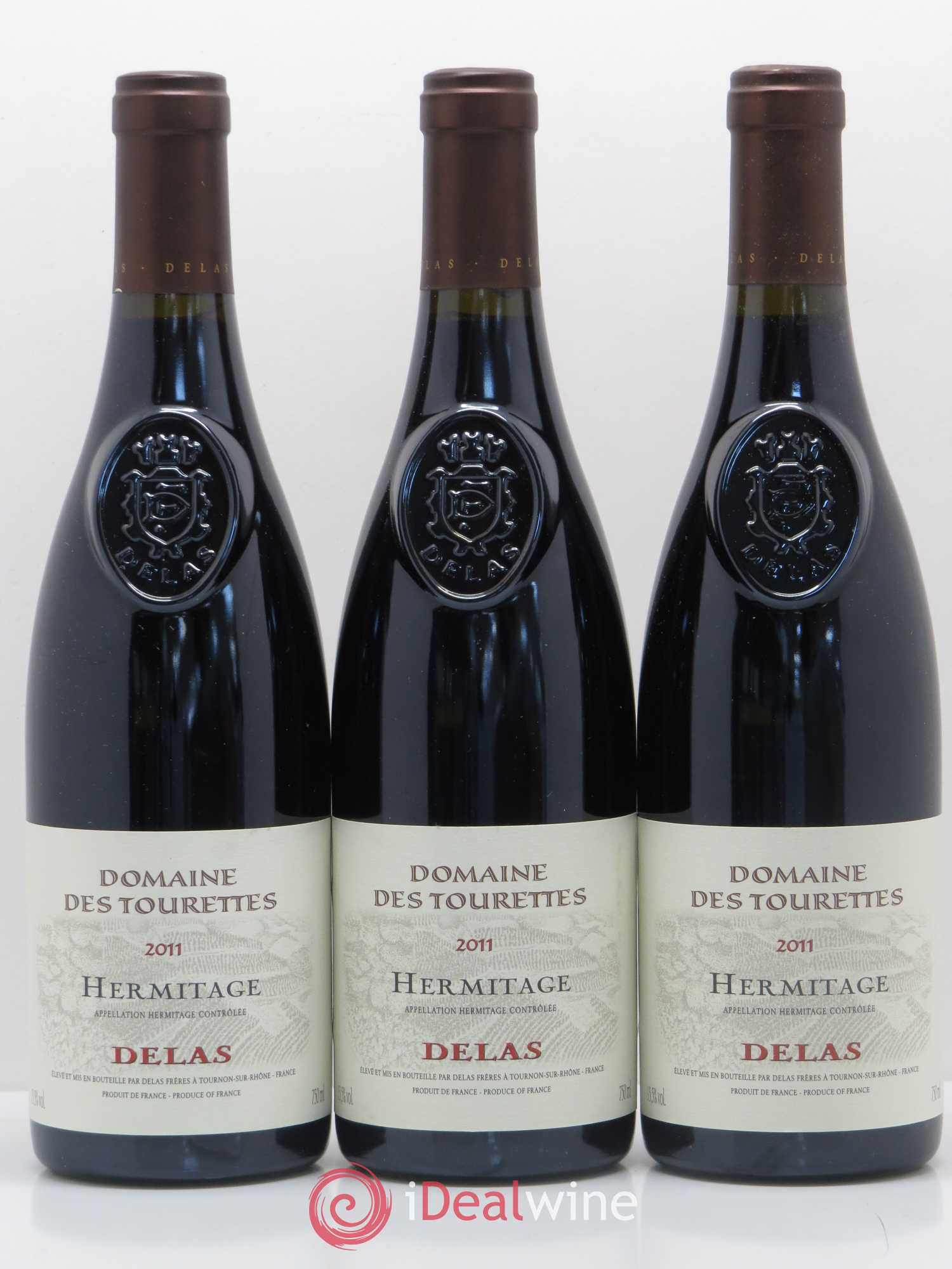 Hermitage Marquise de la Tourette Delas Frères 2011 - Lot de 6 bouteilles - 1