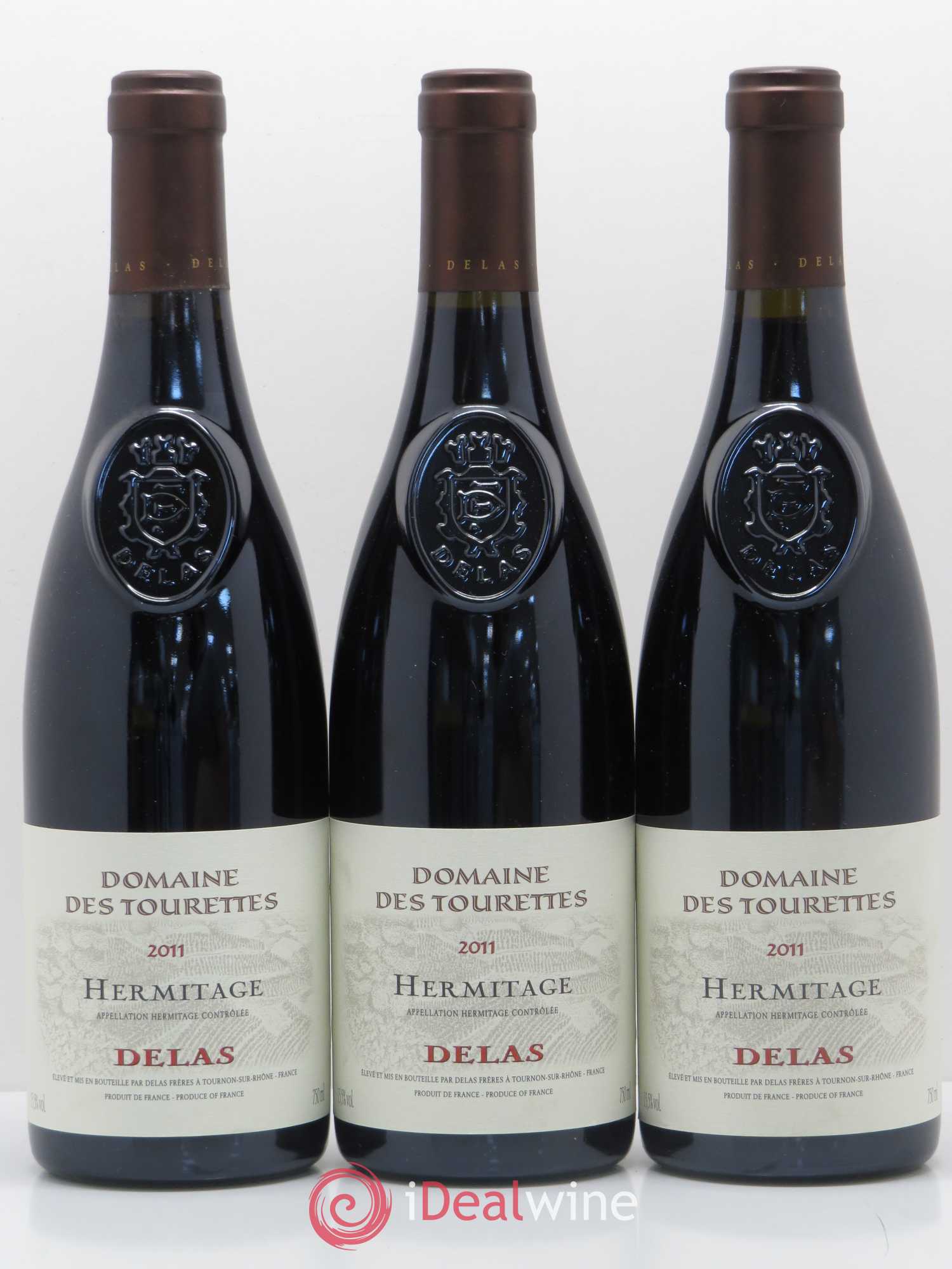 Hermitage Marquise de la Tourette Delas Frères 2011 - Lot de 6 bouteilles - 2