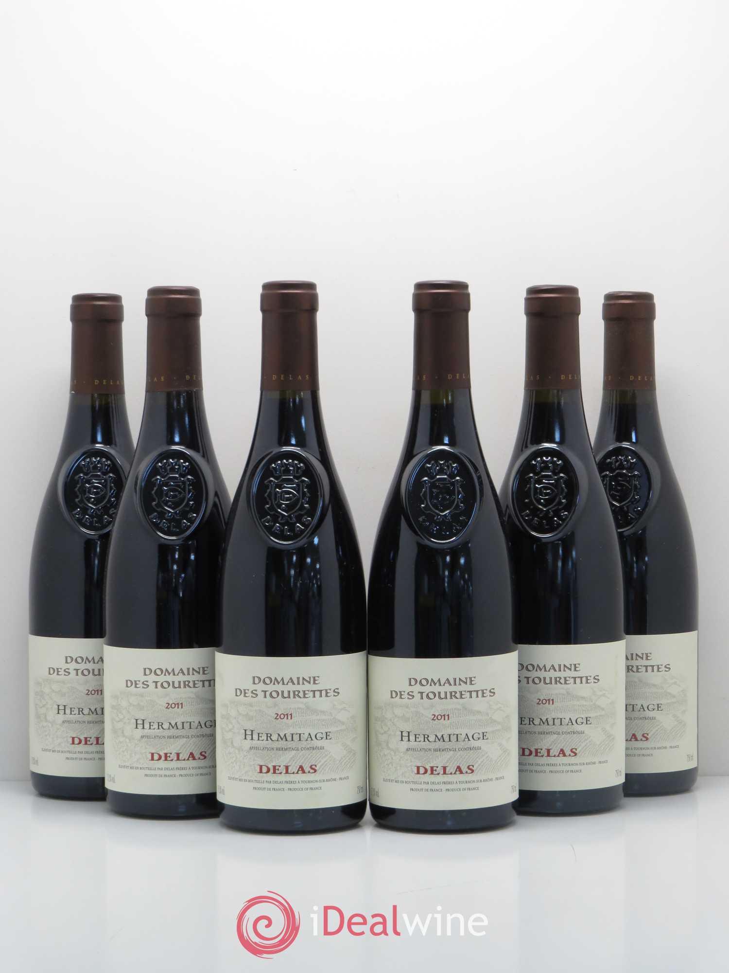 Hermitage Marquise de la Tourette Delas Frères 2011 - Lot de 6 bouteilles - 0