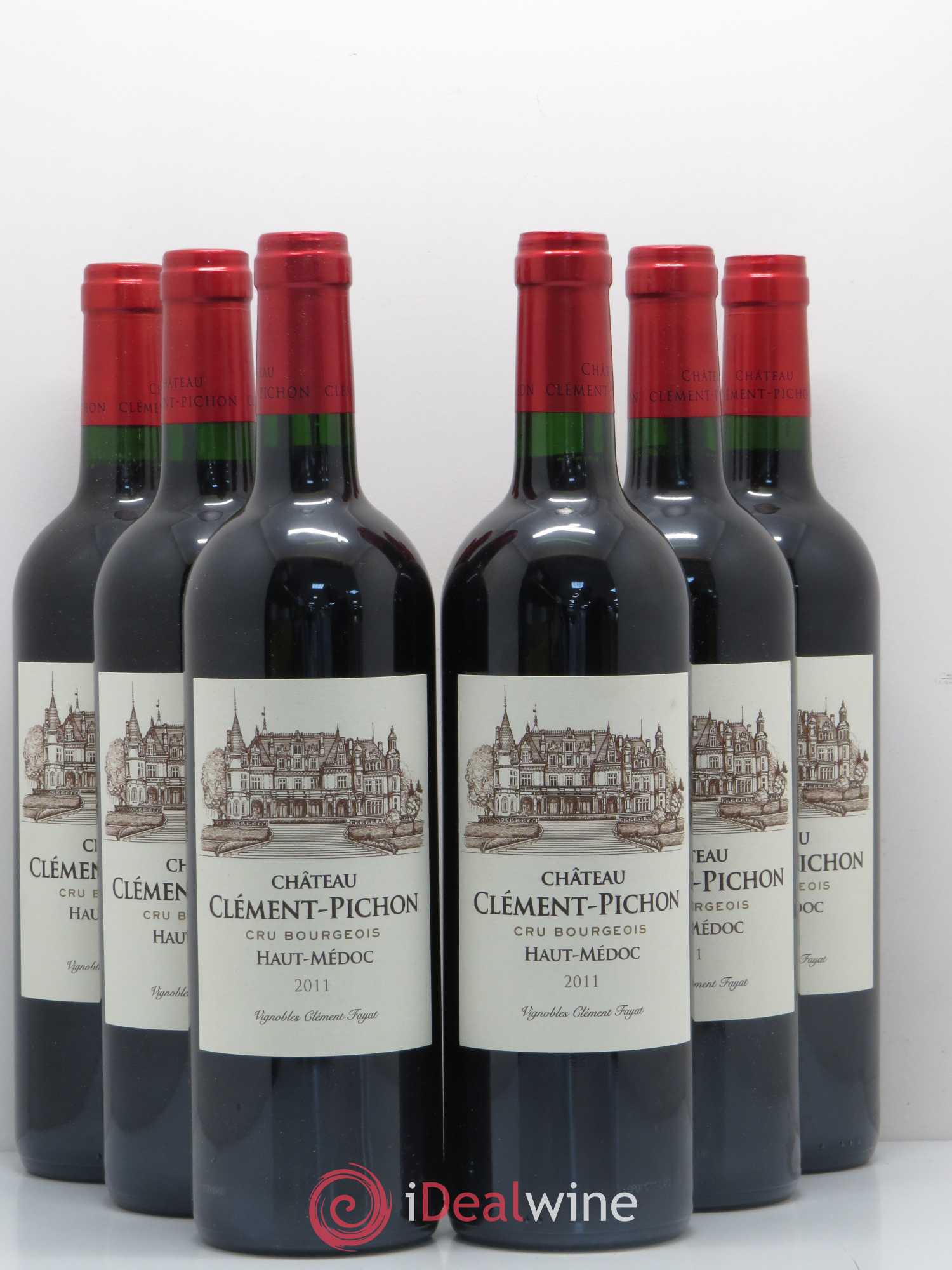Château Clément-Pichon Cru Bourgeois 2011 - Lot de 6 bouteilles - 0