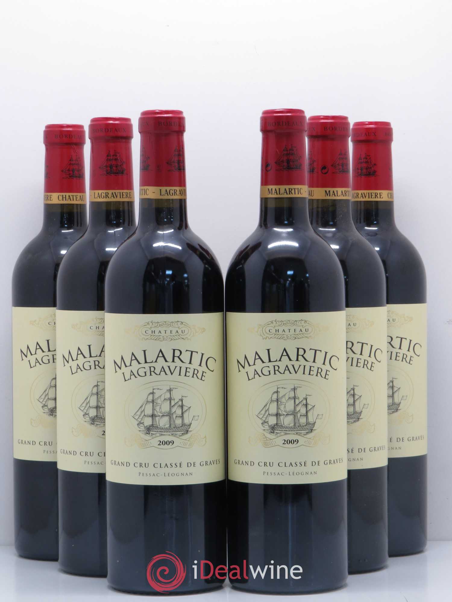 Château Malartic-Lagravière Cru Classé de Graves 2009 - Lot de 6 bouteilles - 0