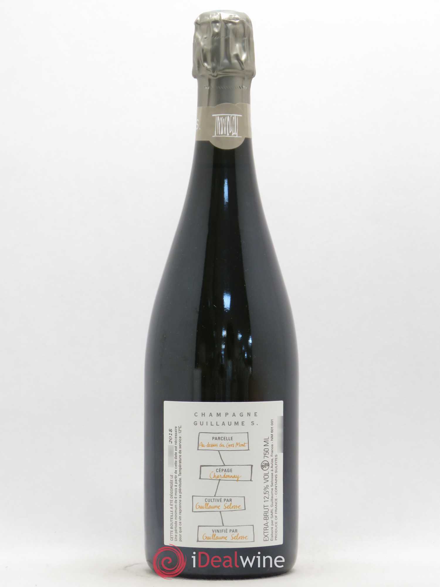 Champagne Blanc de Blancs Cuvée au Dessus du Gros Mont Guillaume Selosse - Posten von 1 Flasche - 1