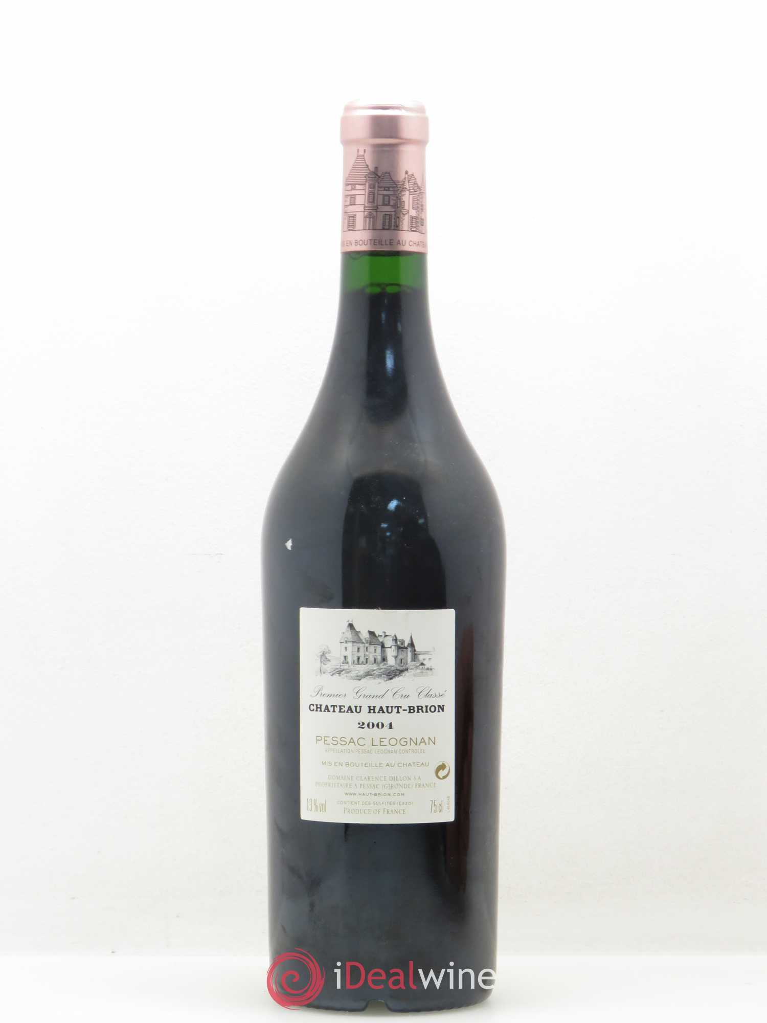 Château Haut Brion 1er Grand Cru Classé 2004 - Lot de 1 bouteille - 1
