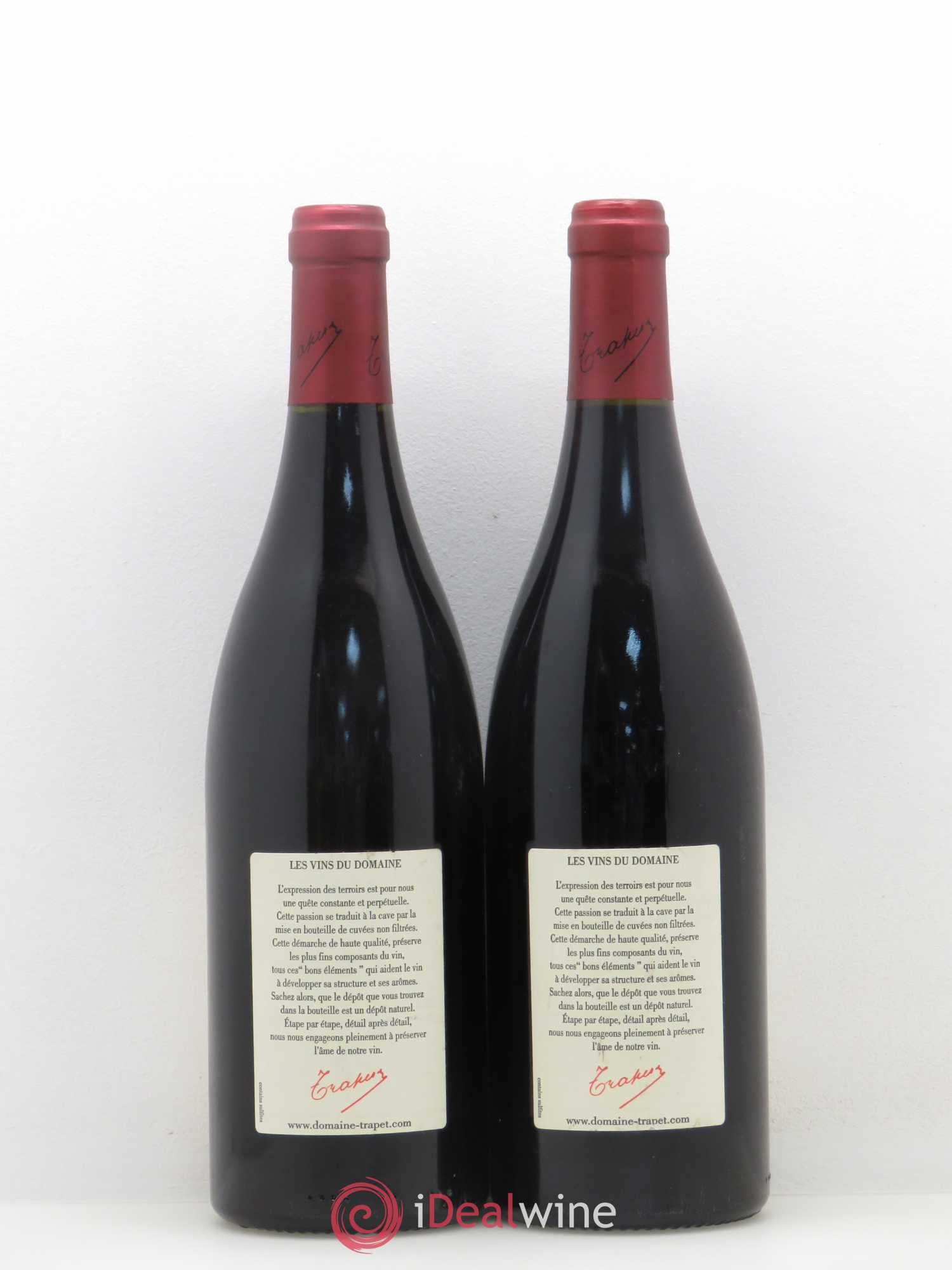 Chambertin Grand Cru Domaine Trapet 2003 - Lot de 2 bouteilles - 1
