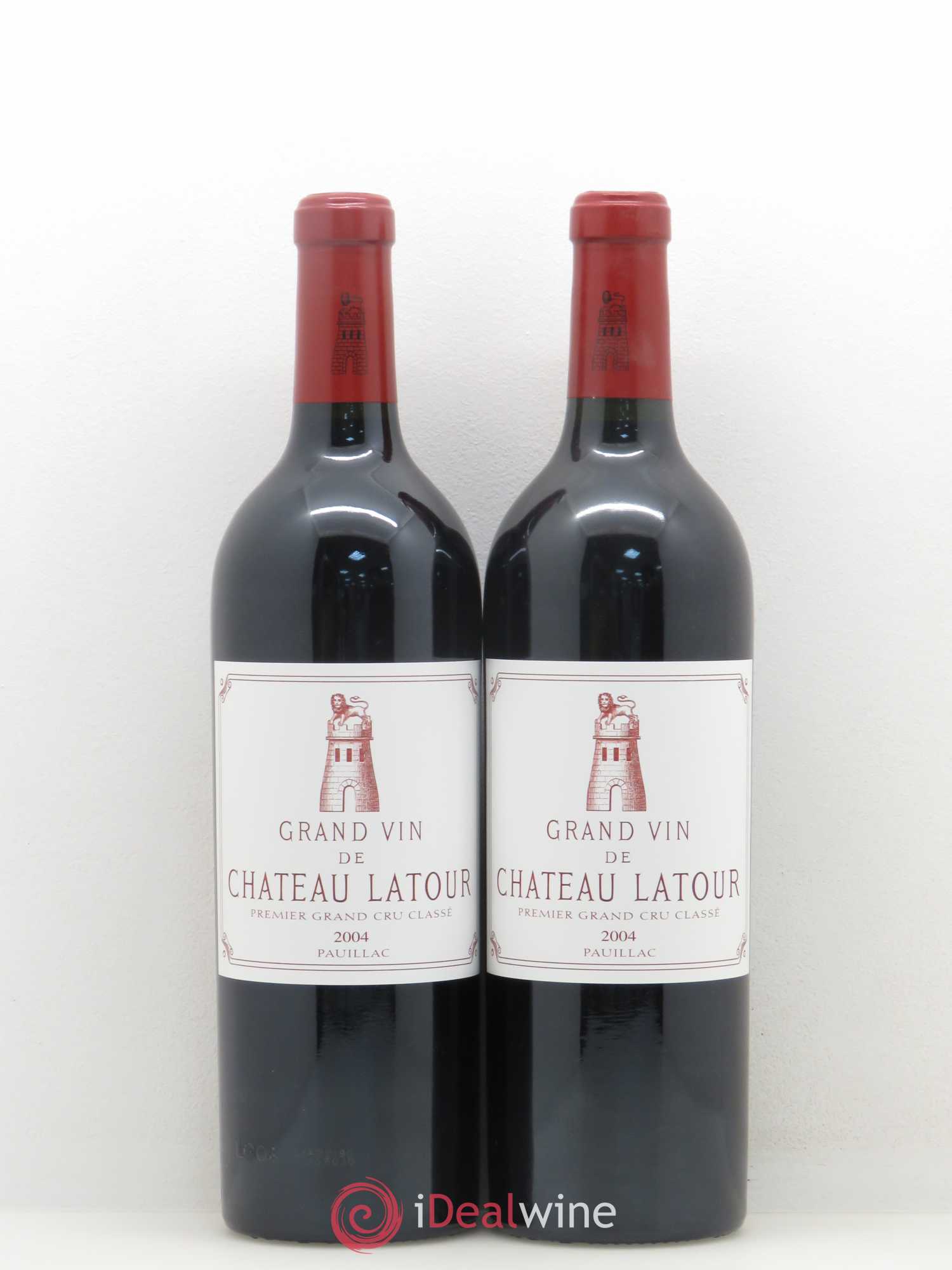 Château Latour 1er Grand Cru Classé 2004 - Lot de 2 bouteilles - 0