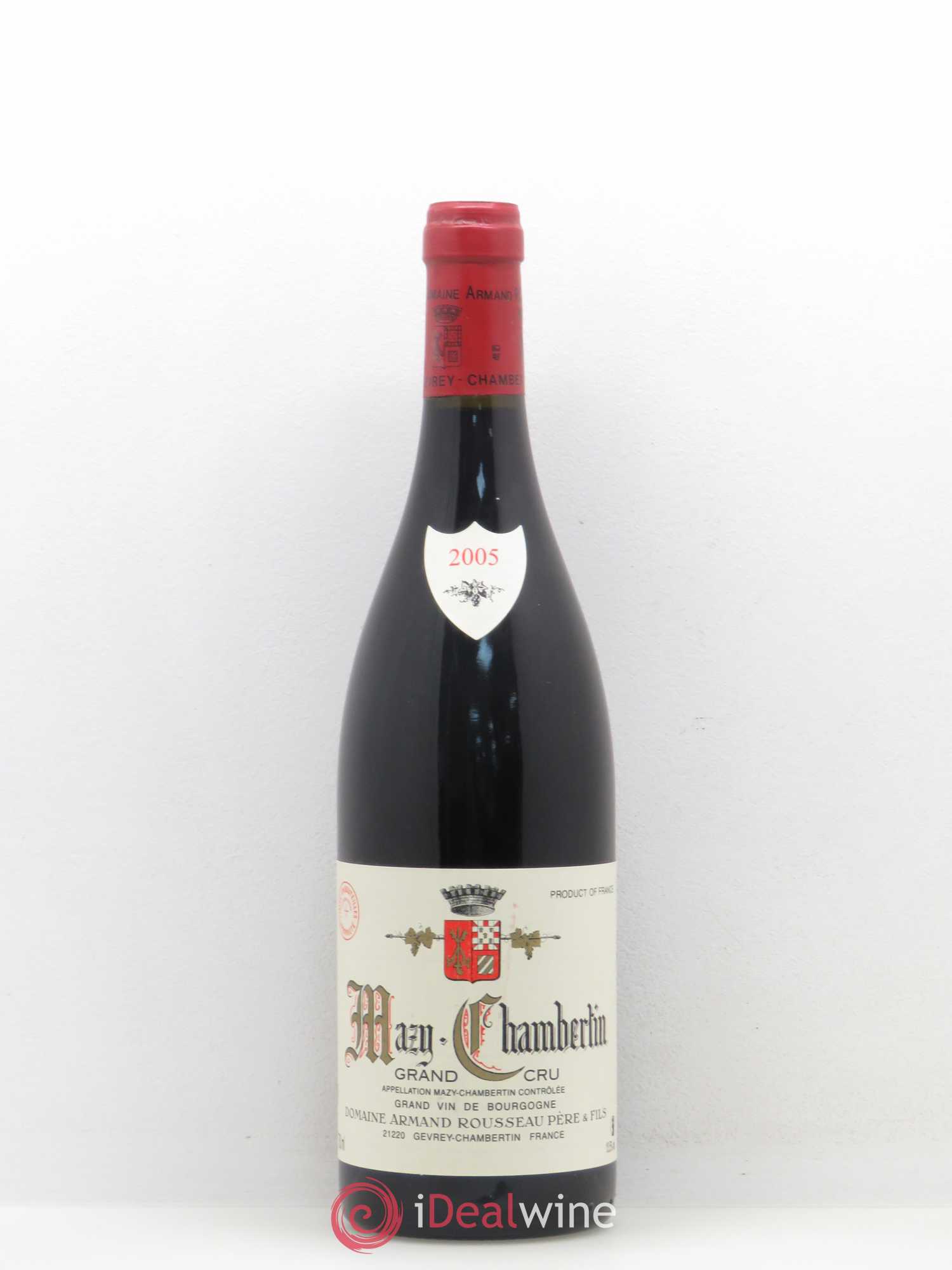 Mazis-Chambertin Grand Cru Armand Rousseau (Domaine) 2005 - Lot de 1 bouteille - 0
