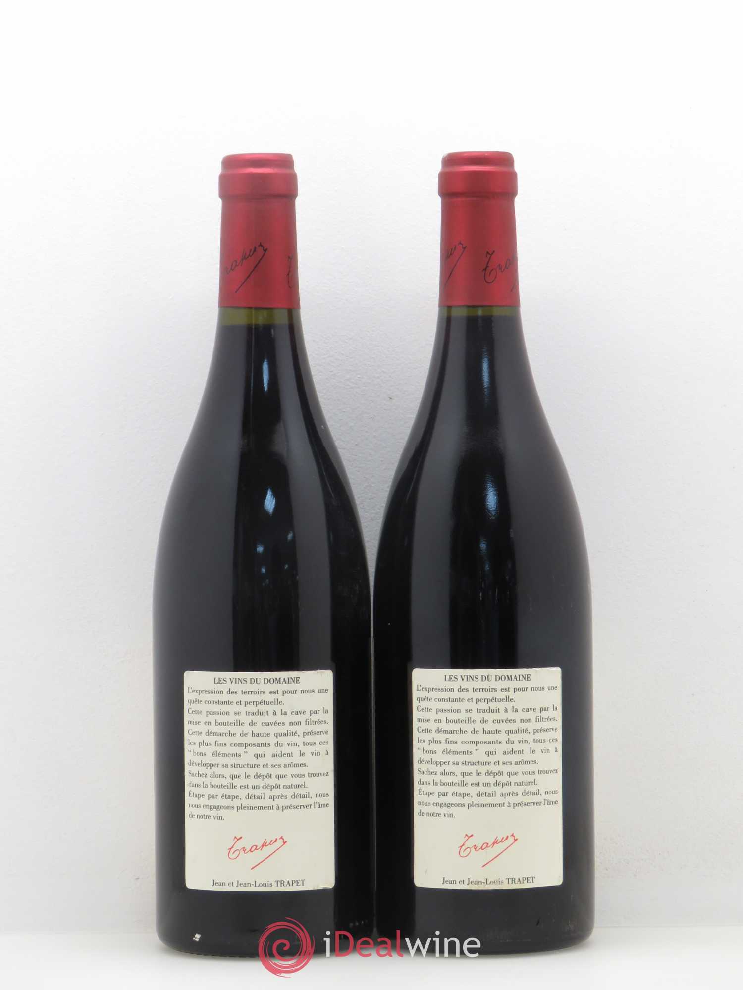 Chambertin Grand Cru Domaine Trapet 2001 - Lot de 2 bouteilles - 1