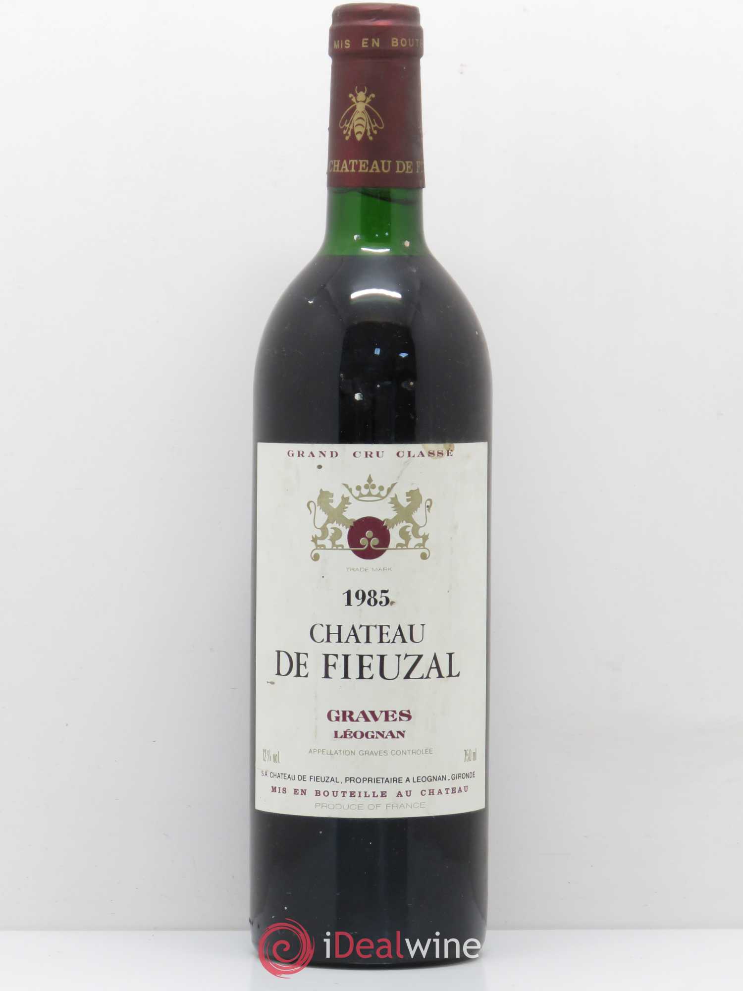 Château de Fieuzal Cru Classé de Graves 1985 - Lot de 1 bouteille - 0