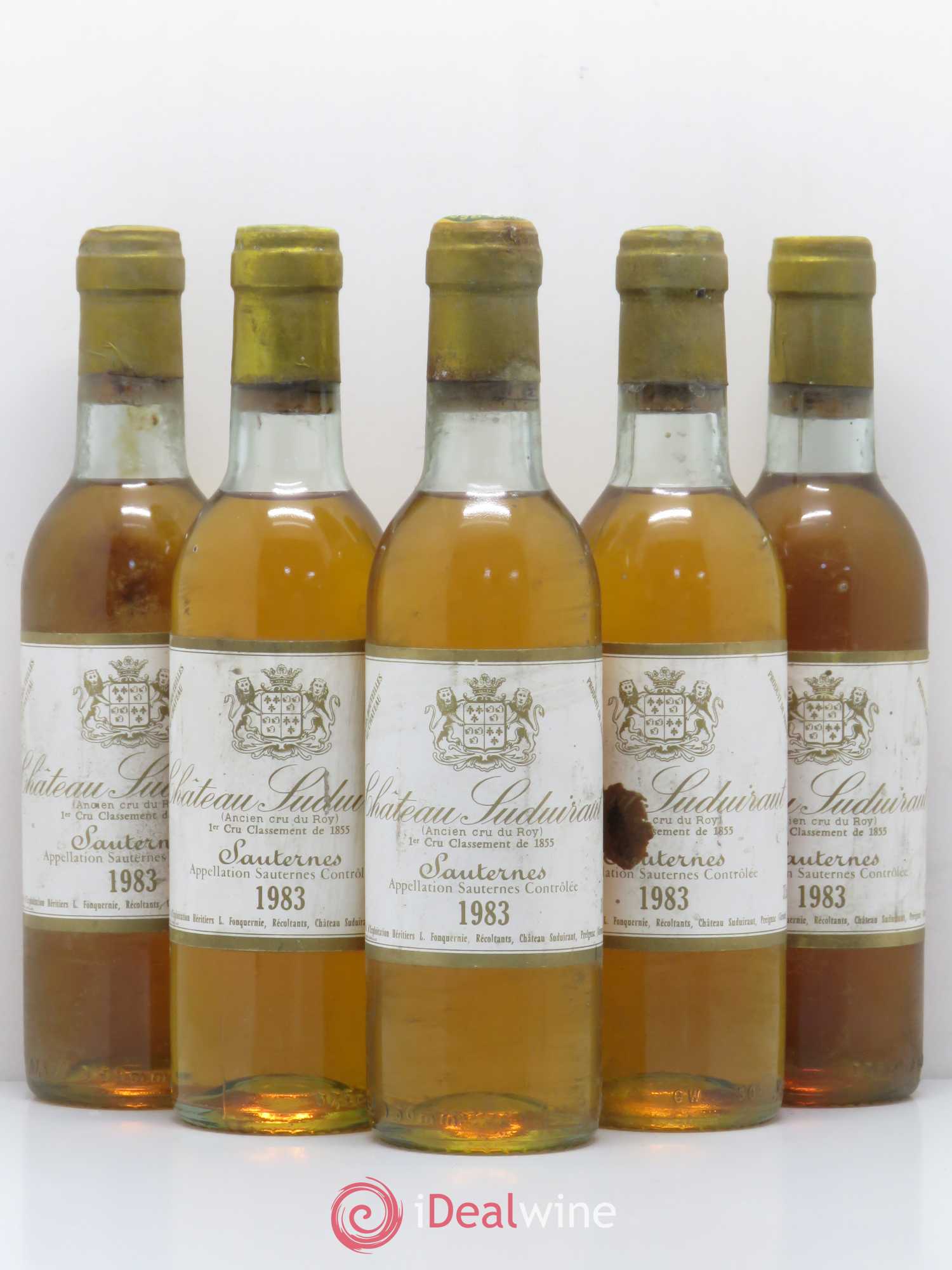 Château Suduiraut 1er Grand Cru Classé 1983 - Posten von 5 Demi-Flaschen - 0