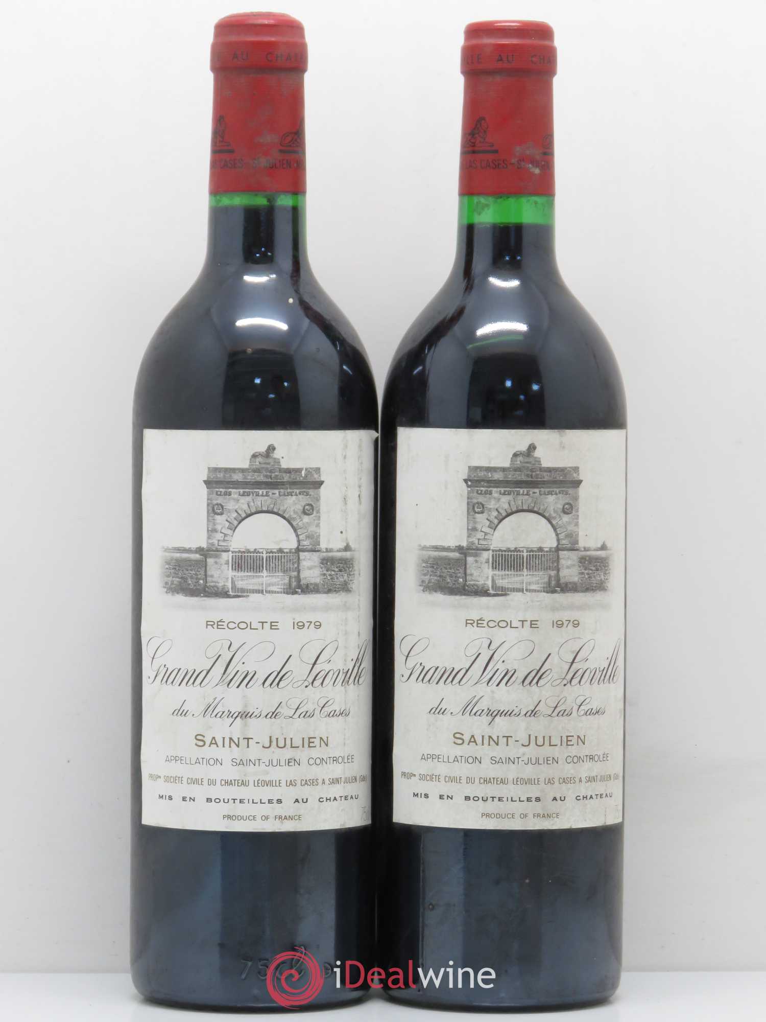 Château Léoville Las Cases 2ème Grand Cru Classé 1979 - Lot de 2 bouteilles - 0