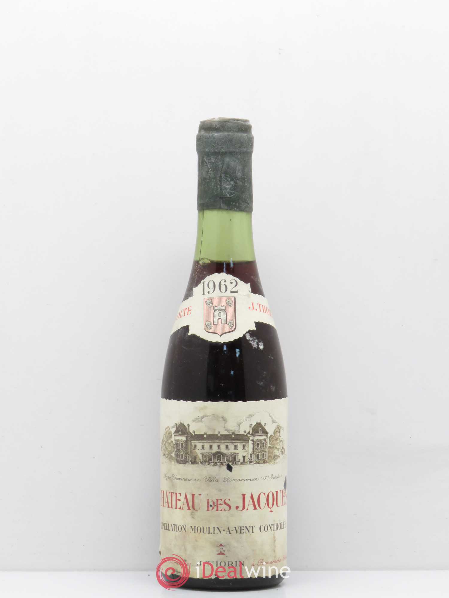 Moulin-à-Vent Château des Jacques 1962 - Posten von 1 Demi-Flasche - 0