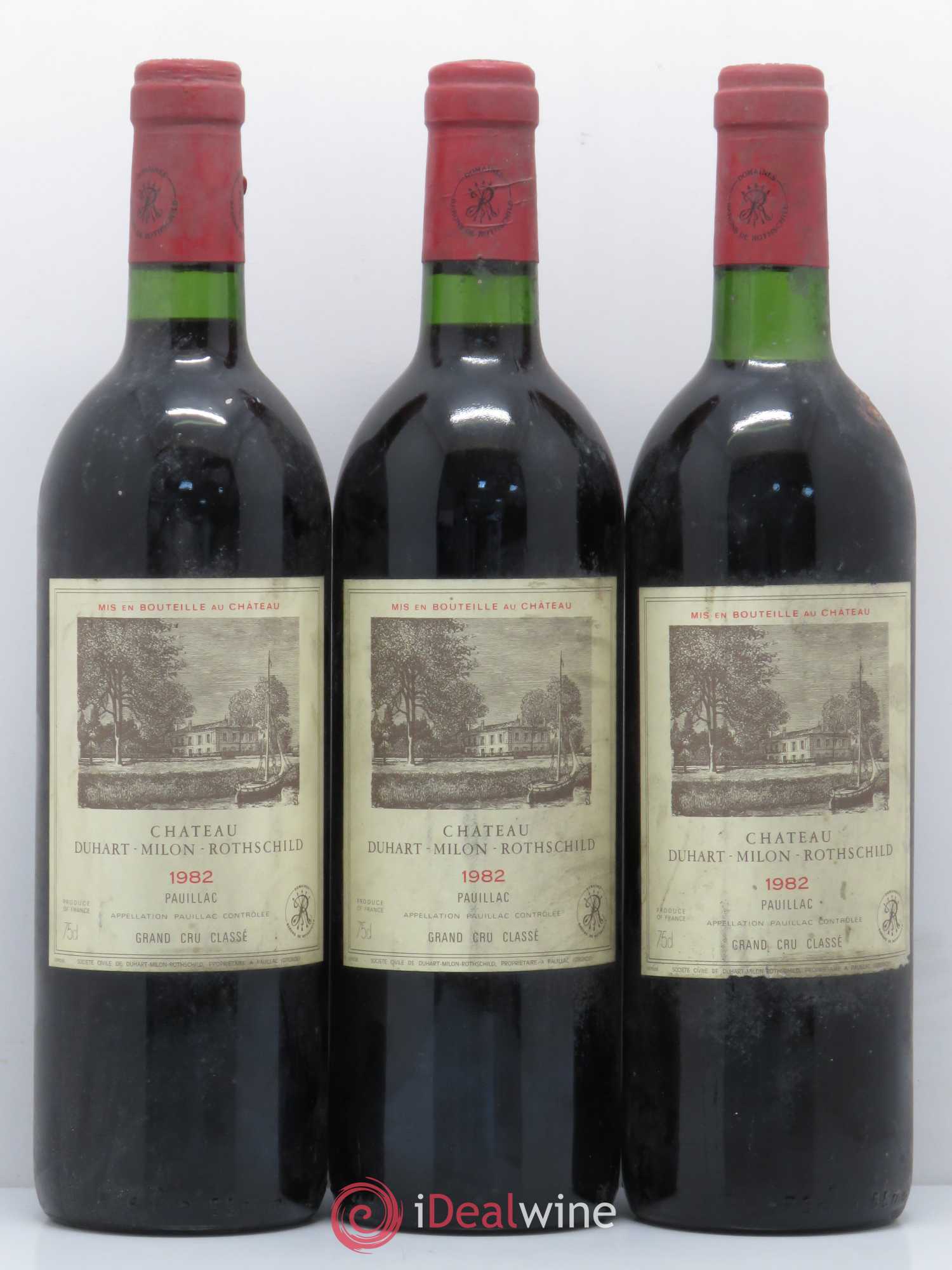 Château Duhart-Milon 4ème Grand Cru Classé 1982 - Lot de 6 bouteilles - 2