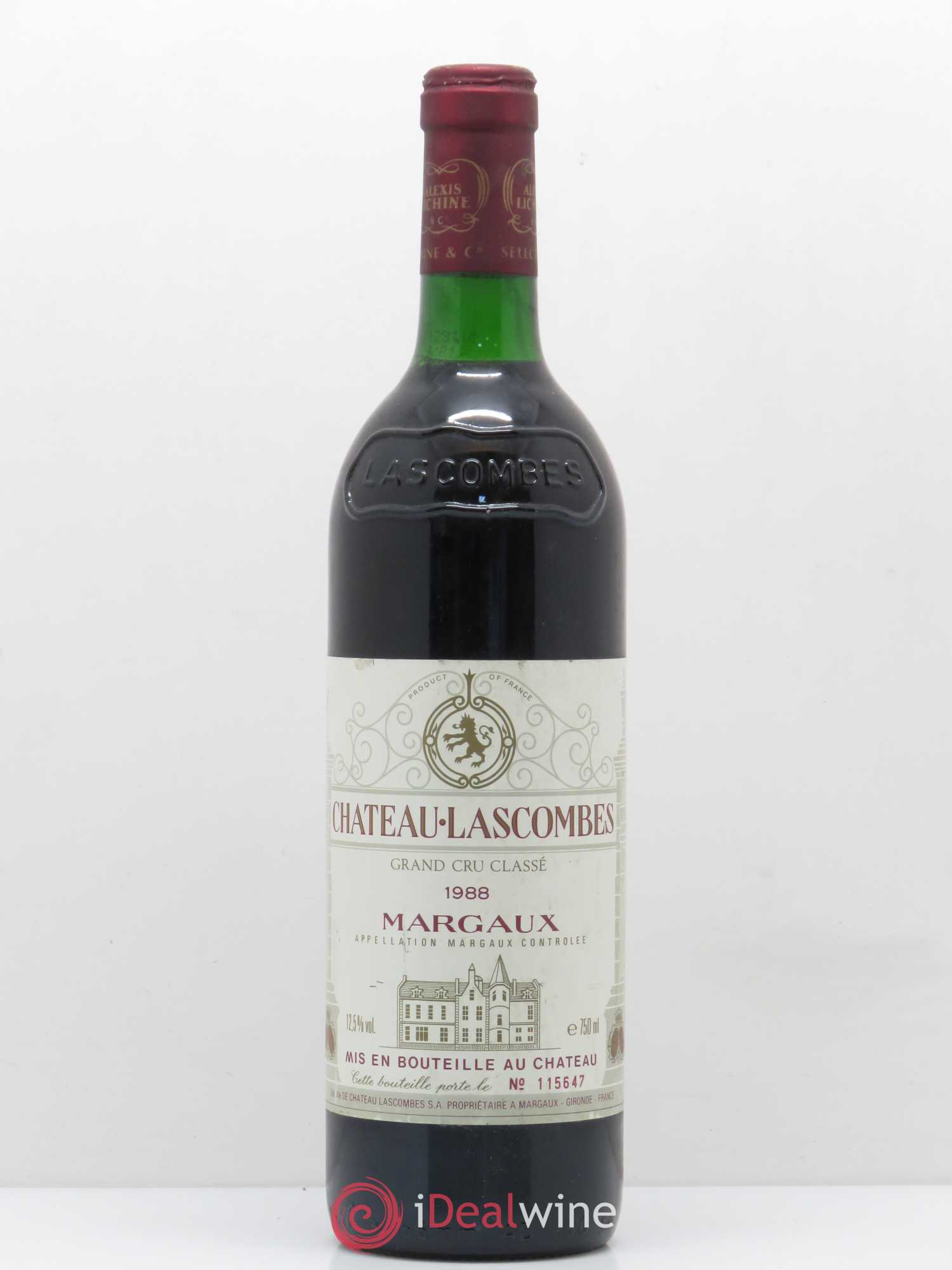 Château Lascombes 2ème Grand Cru Classé 1988 - Lot de 1 bouteille - 0