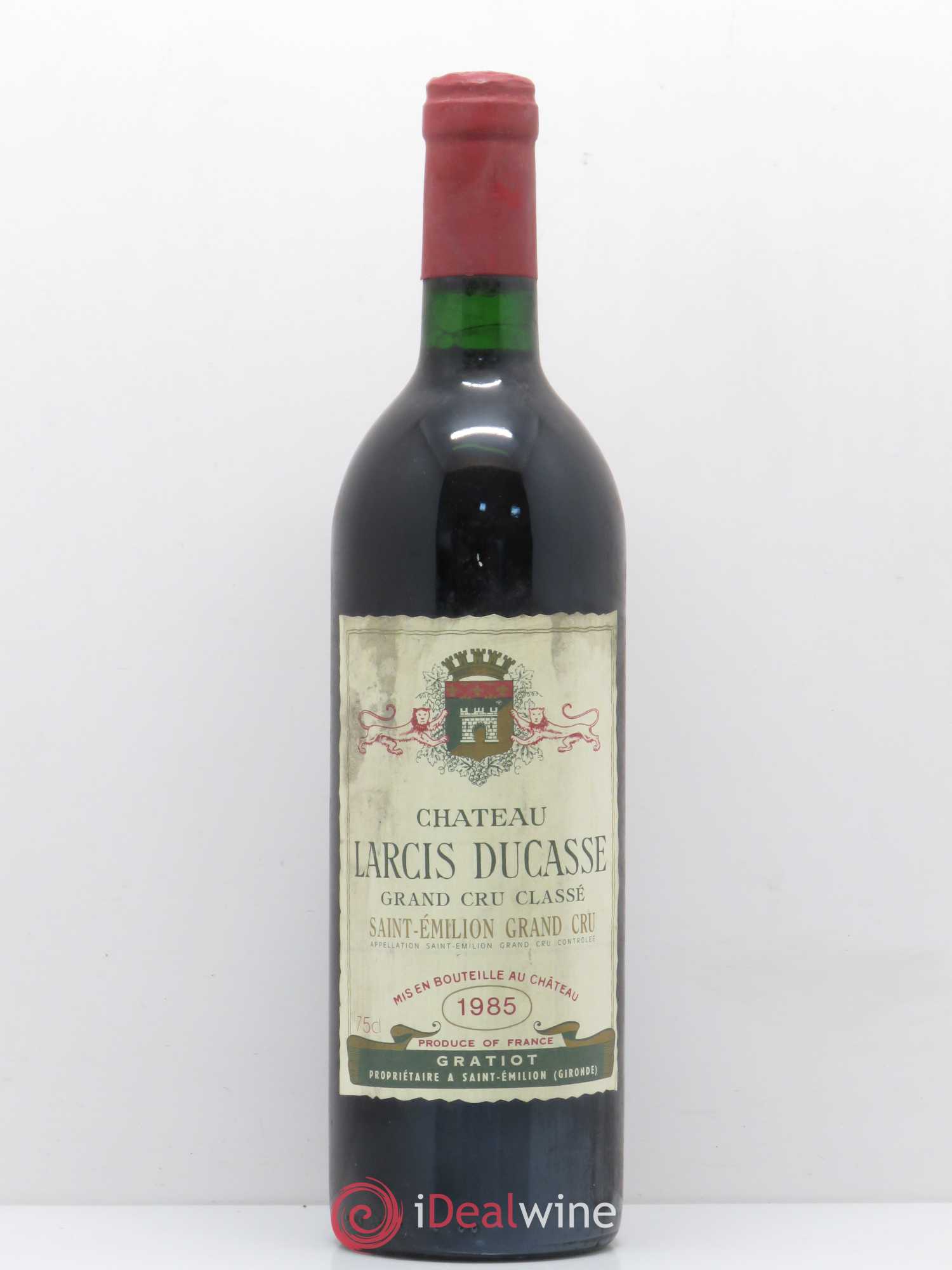 Château Larcis Ducasse 1er Grand Cru Classé B 1985 - Lot de 1 bouteille - 0
