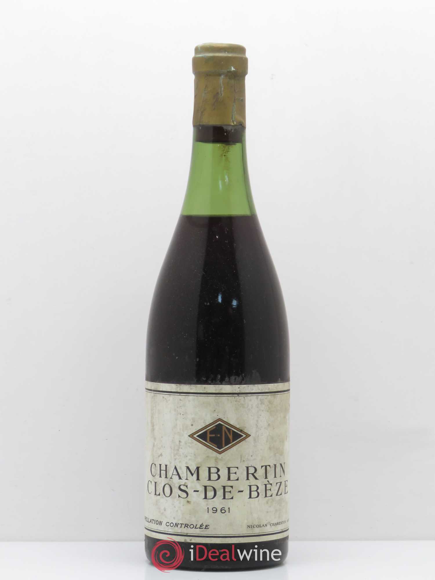 Chambertin Clos de Bèze Grand Cru Nicolas Charenton 1961 - Lot de 1 bouteille - 0